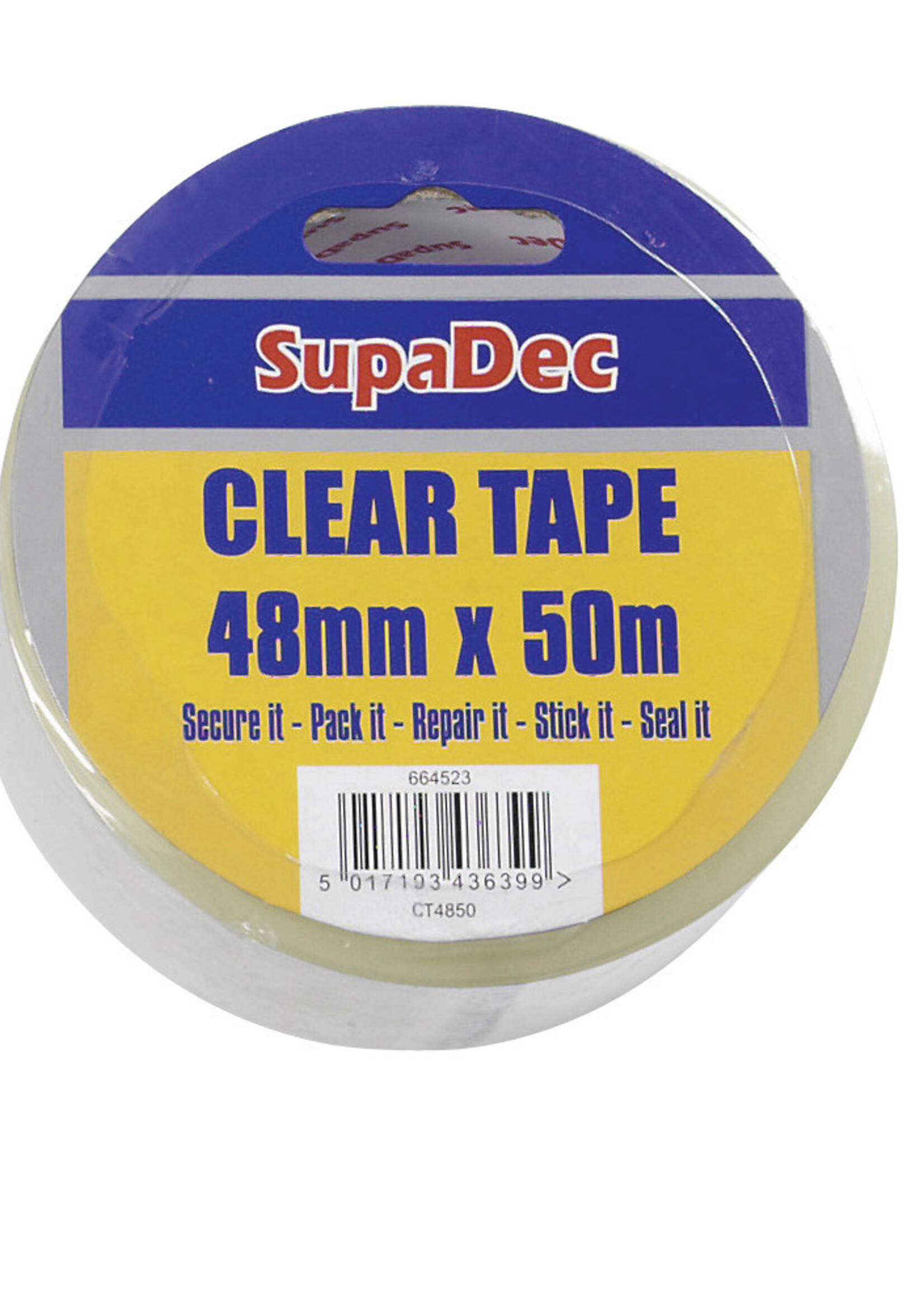 SupaDec SupaDec Clear Tape 48mm x 50m