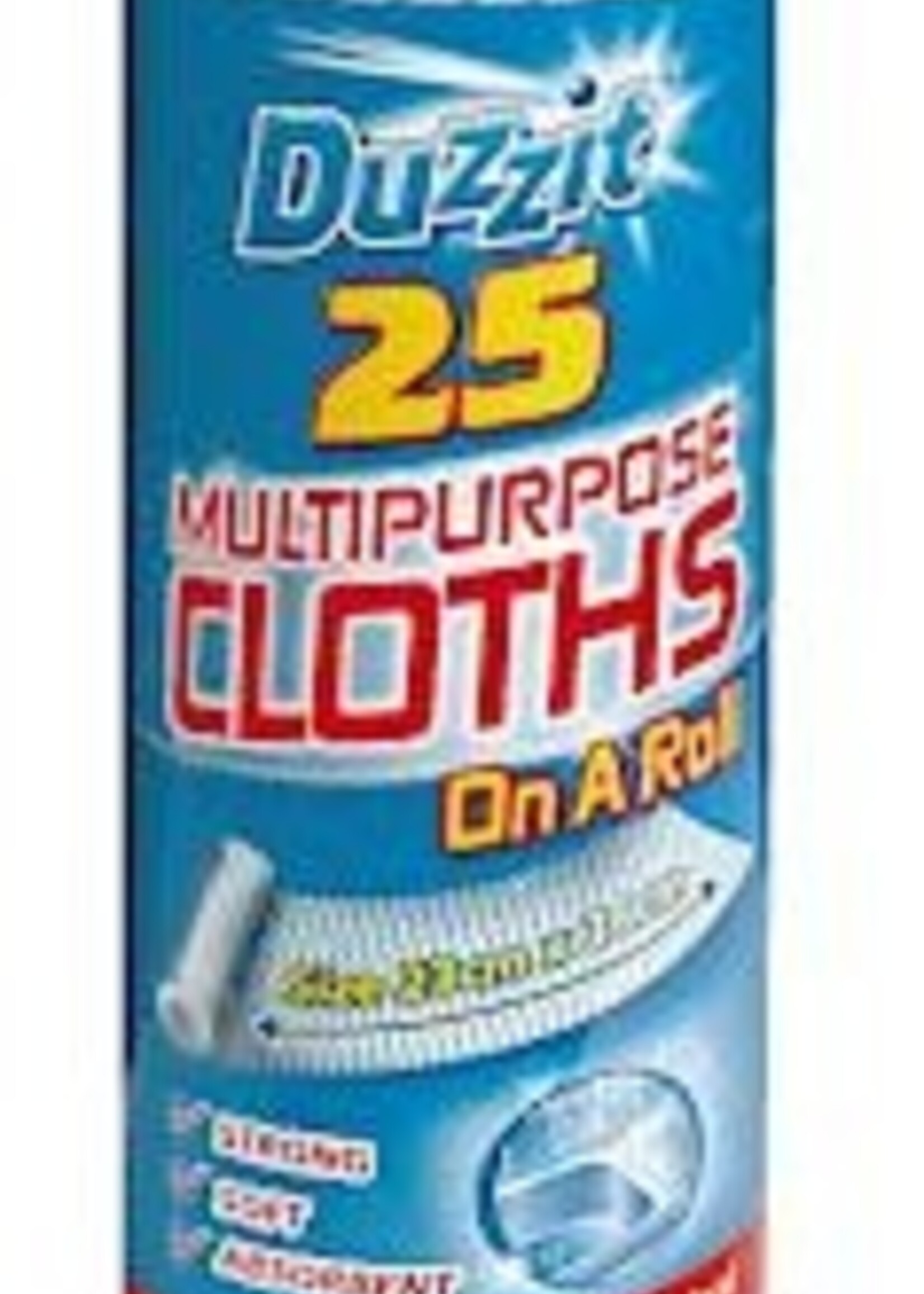 151 Duzzit Multi Purpose Cloths on a Roll x25