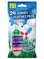 151 Jumbo Clothes Pegs 24pk