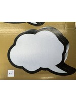 Lumineo Light up White Board Cloud bubble 29x23cm