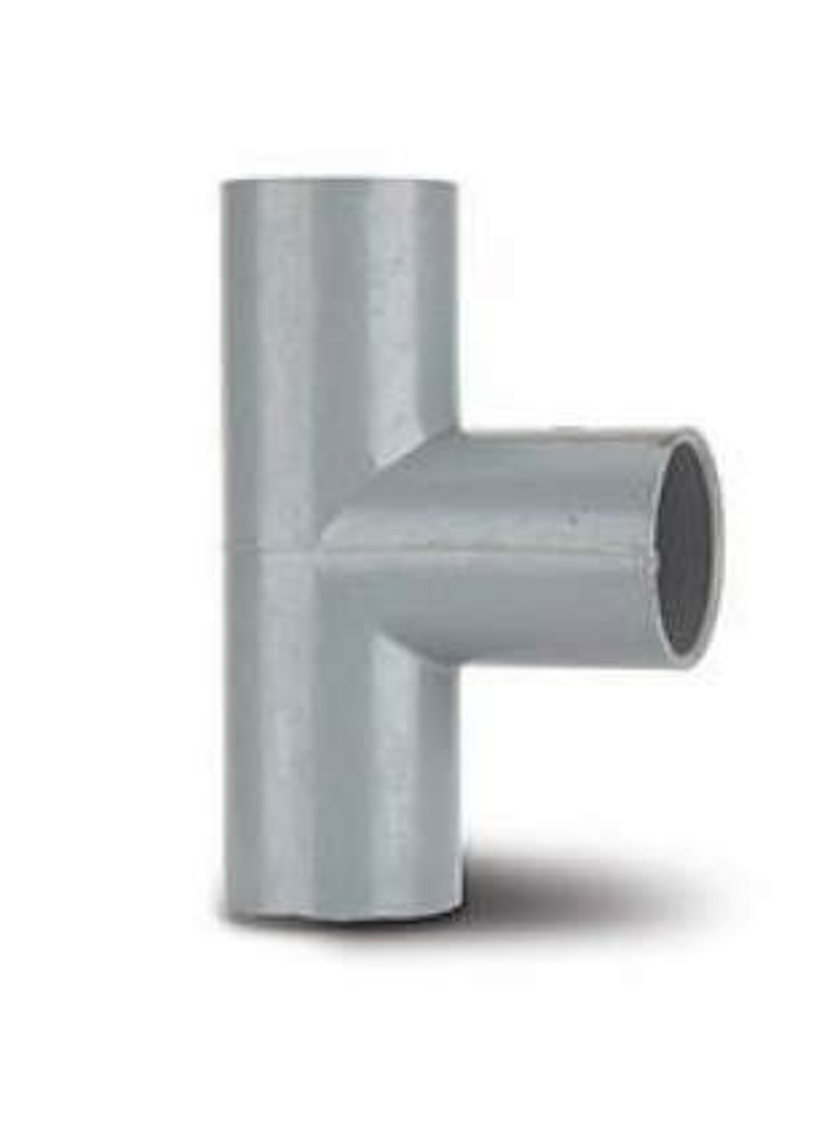 Polypipe Polypipe Overflow Tee 90º Grey 21.5mm