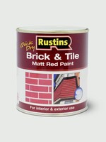 Rustins Rustins Brick & Tile 500ml Matt Red Quick Dry