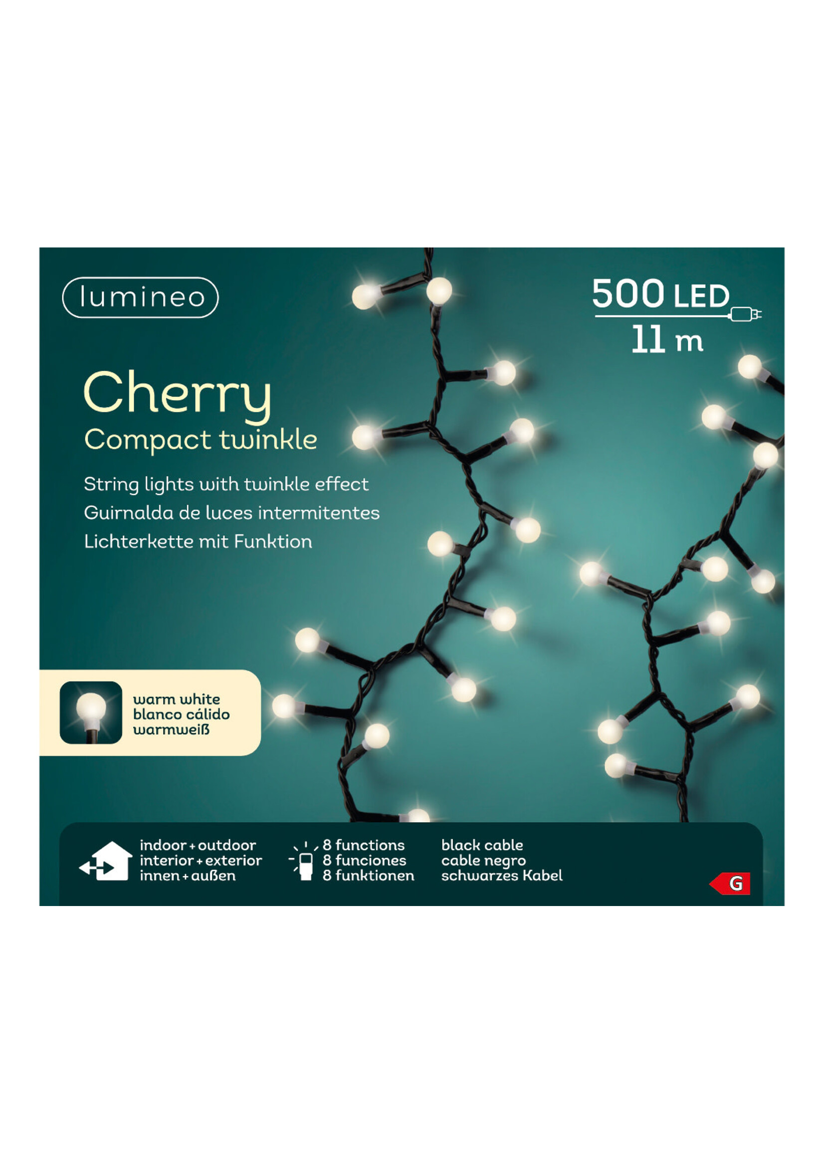 Lumineo Warm White Cherry LED Lights