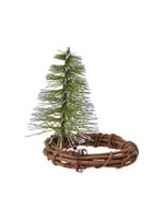 Decoris Tree and Wicker Napkin Holder