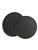 Decoris Black Iron Tray Large 35cm