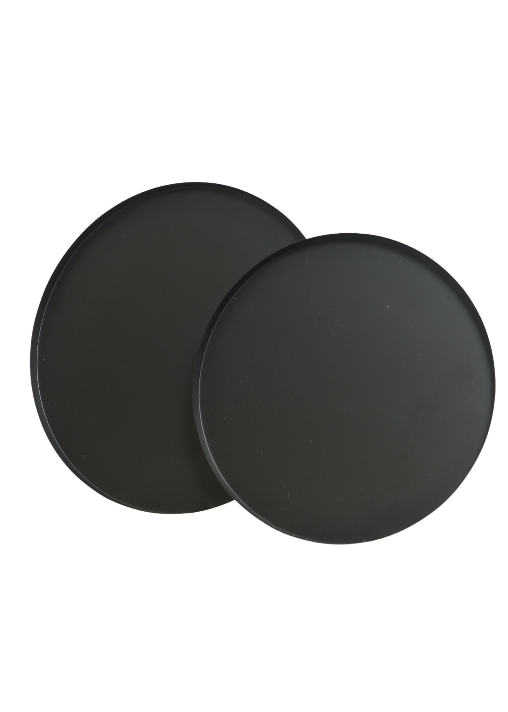 Decoris Black Iron Tray Large 35cm