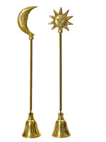 Decoris Gold Candle Snuffer Moon or Sun (Price for one)