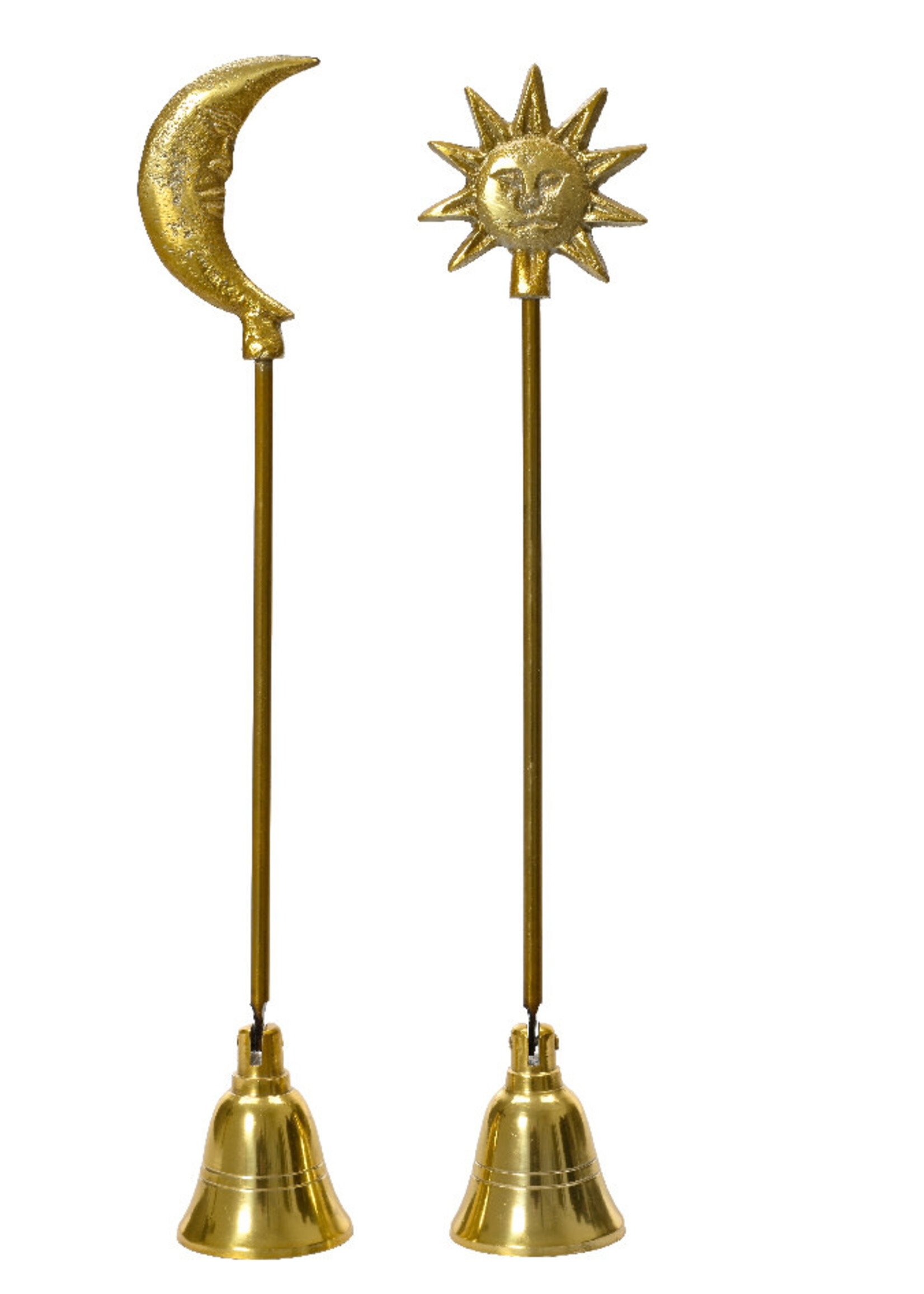 Decoris Gold Candle Snuffer Moon or Sun (Price for one)