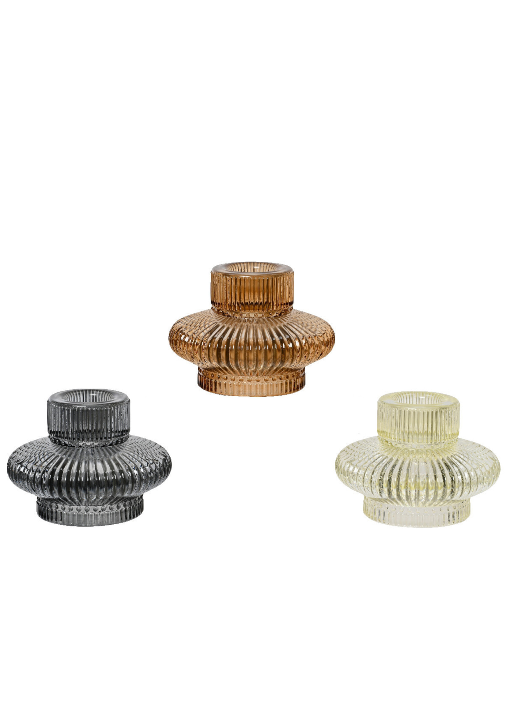 Decoris Glass Tealight or Dinner Candle Holder (Price is for one)