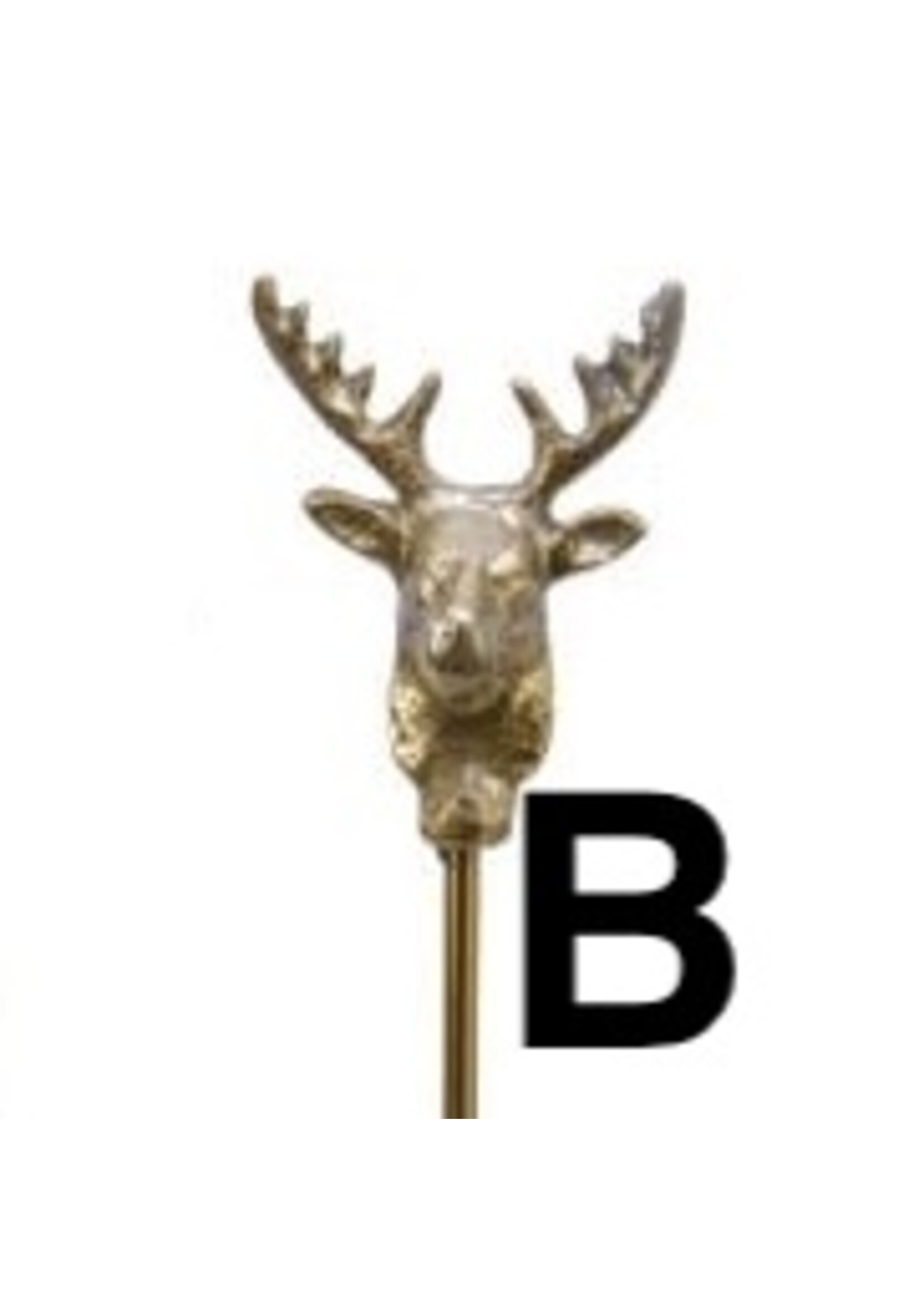 Decoris Gold coloured Candle Snuffer Star or Deer - Price for one