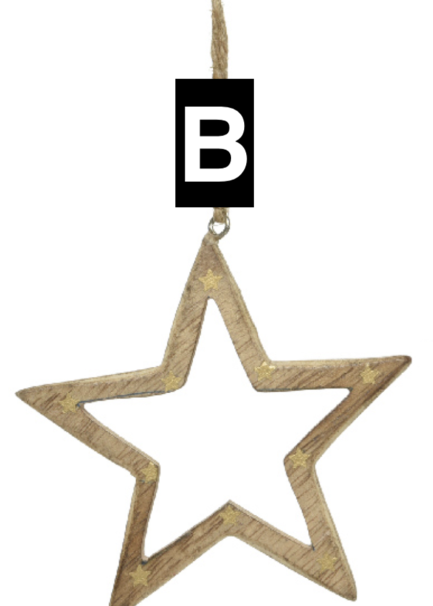 Lumineo Wooden Hanging Star or Tree (Price is for one)