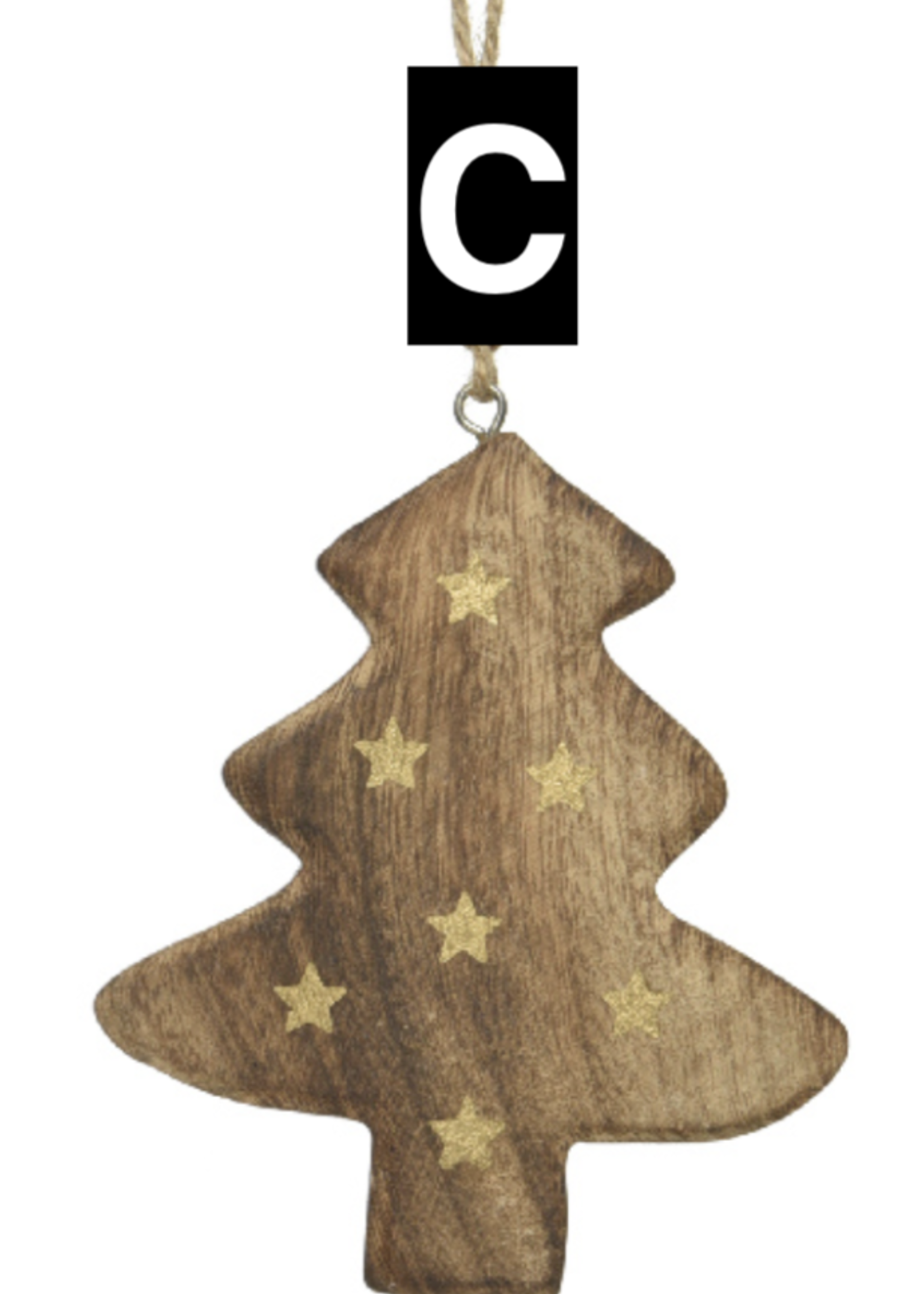 Lumineo Wooden Hanging Star or Tree (Price is for one)