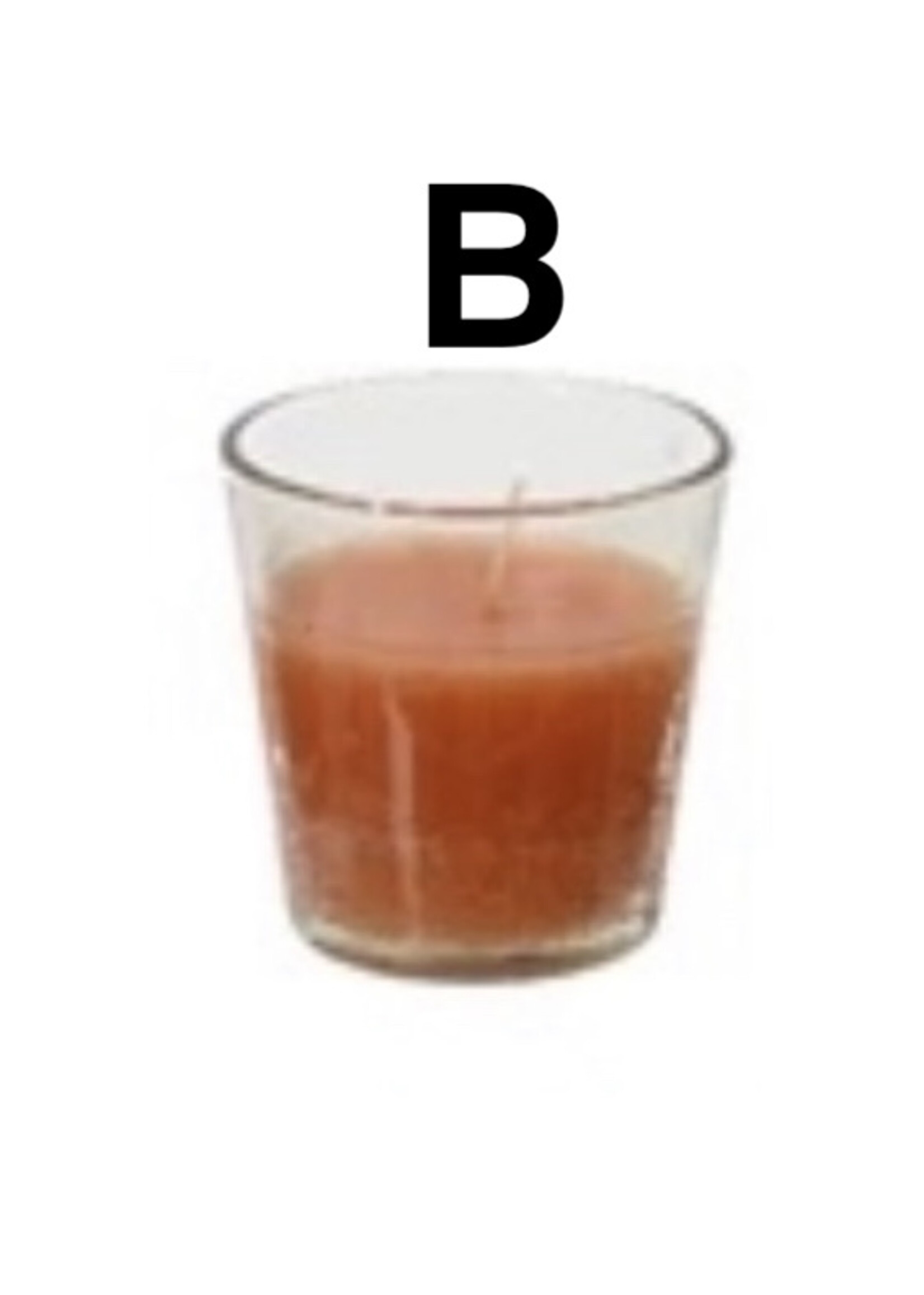 Decoris Citronella Candle In Glass Jar 15 Hours (3 assorted colours - price is for one)