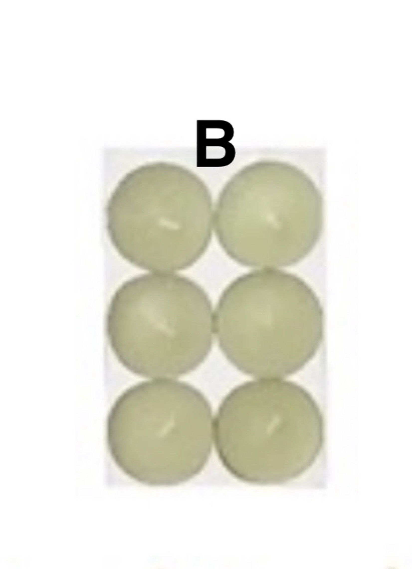 Decoris Citronella Tee Lights 6 x 3 Hours (3 assorted colours - price is for one pack).