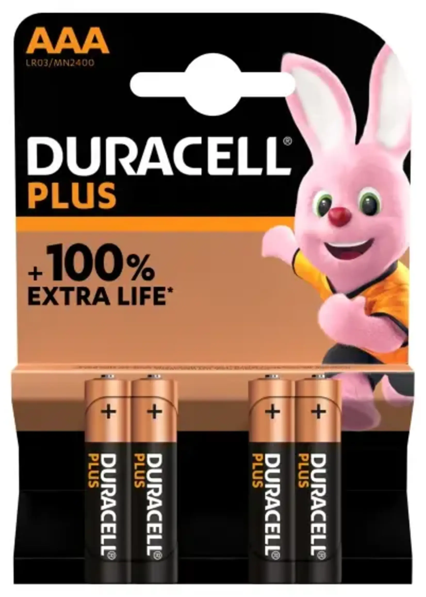 Duracell Duracell Plus Batteries AAA 4 Pack