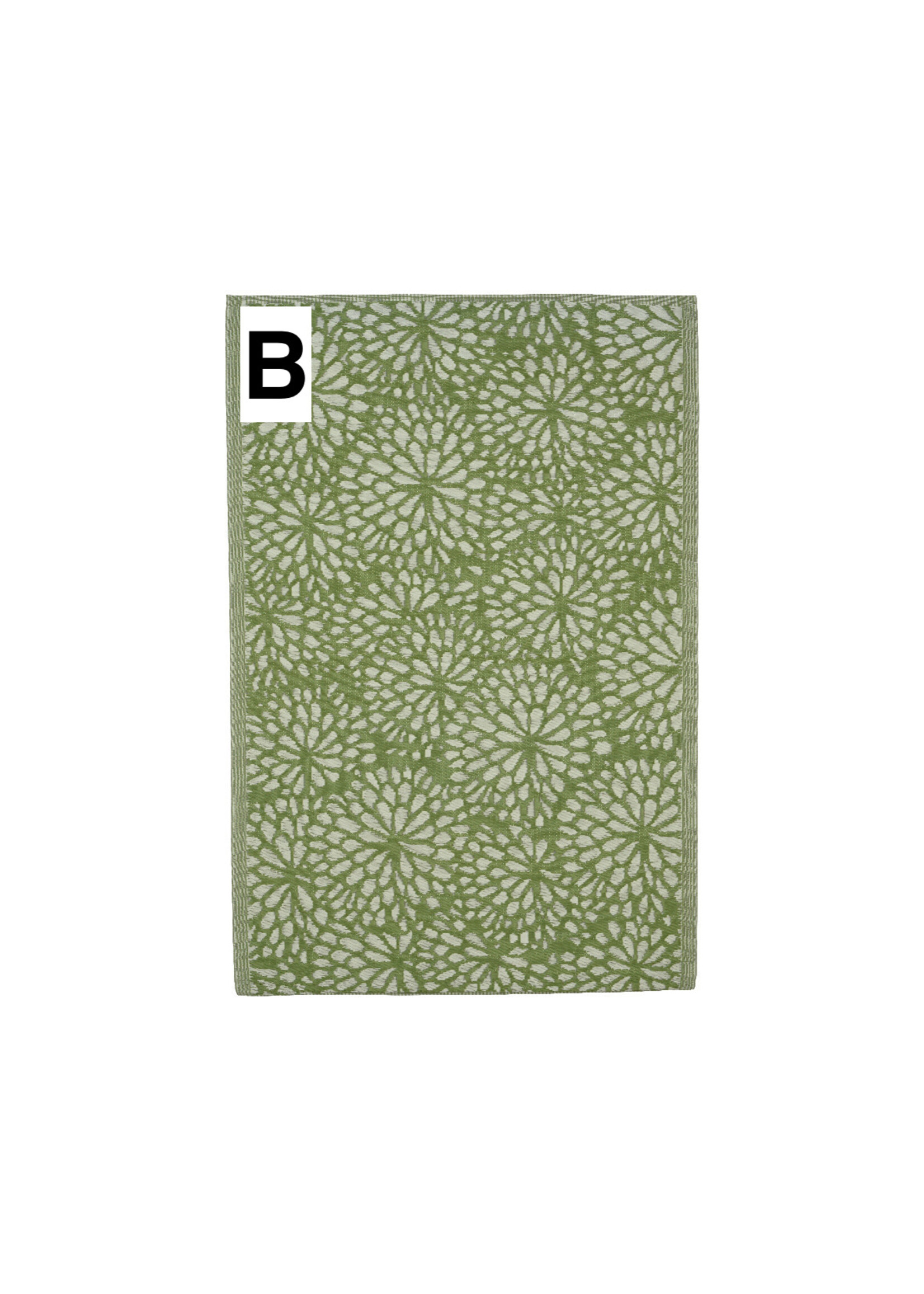 Decoris Outdoor Rug - Floral, Yellow, red or green 180 x 120cm