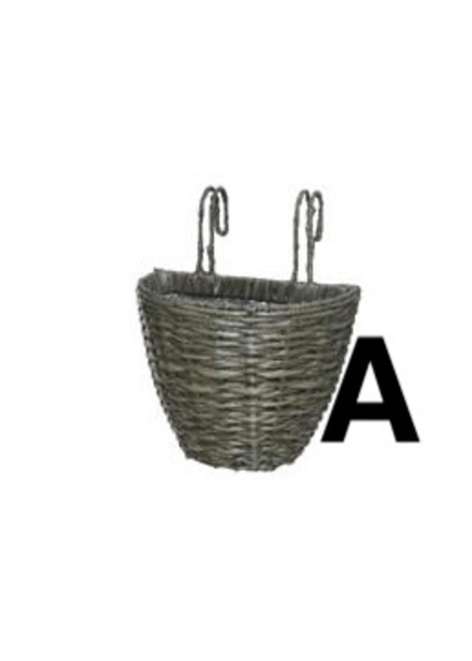 Decoris Small Balcony Outdoor Rattan Hanging Planter