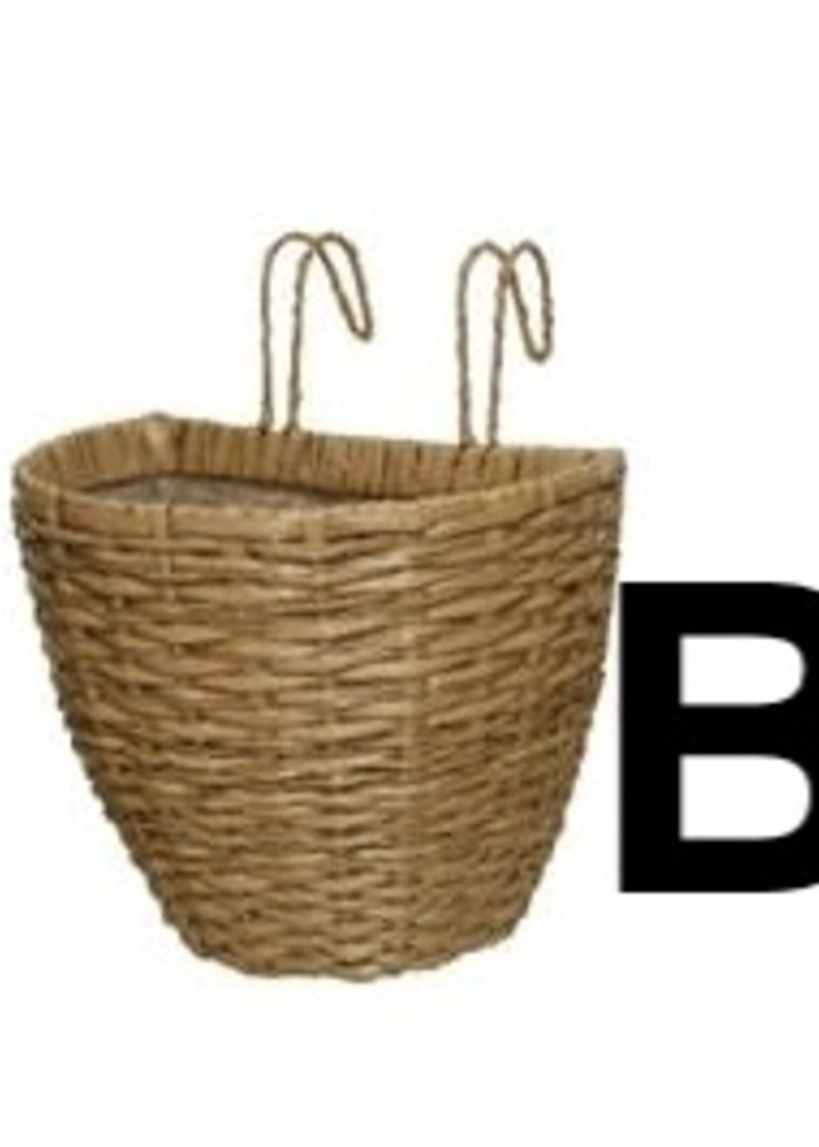 Decoris Large Balcony Outdoor Rattan Hanging Planter