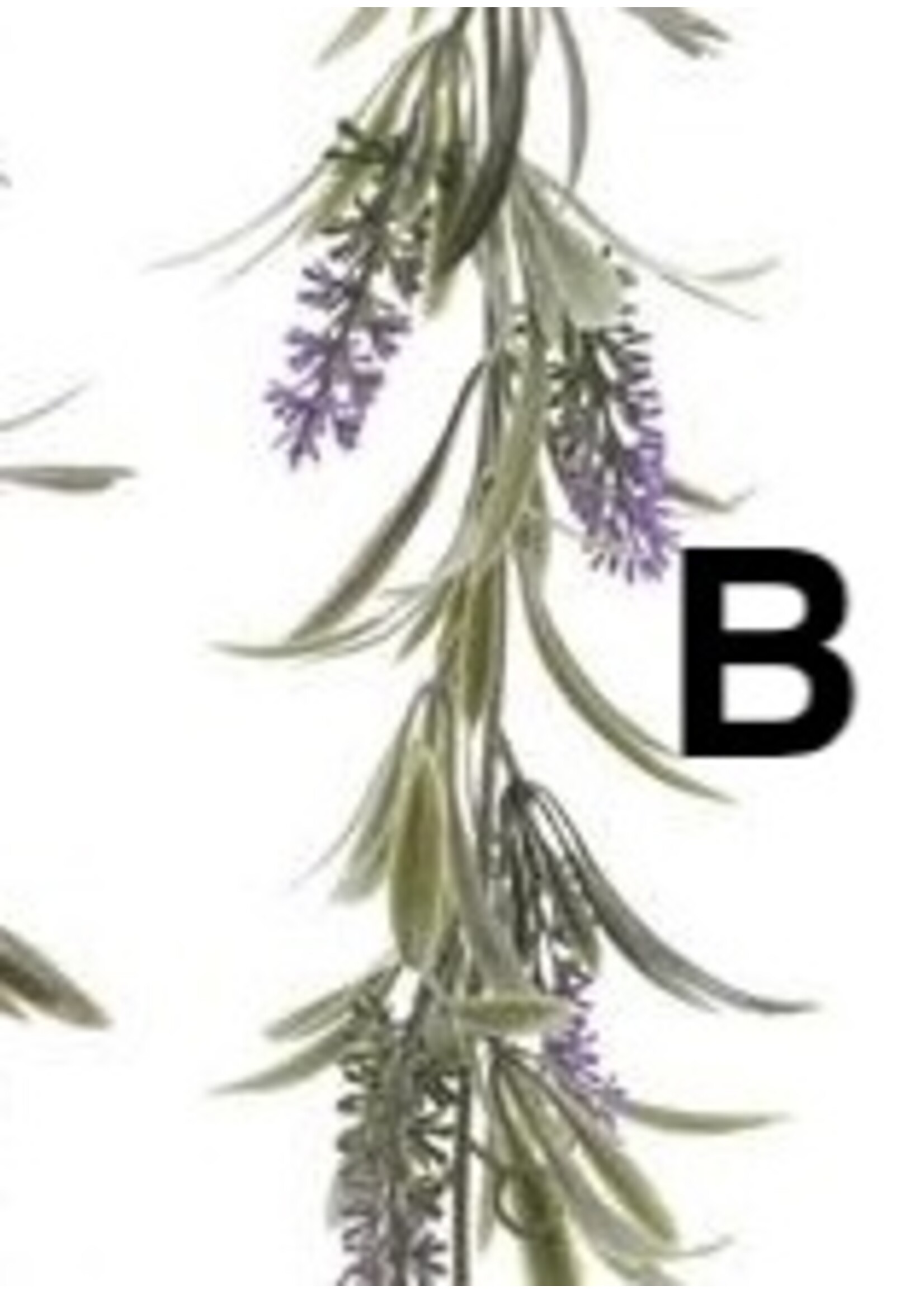 Decoris Plastic Lavender Garland 2 colour assorted (cost is each) 180cm
