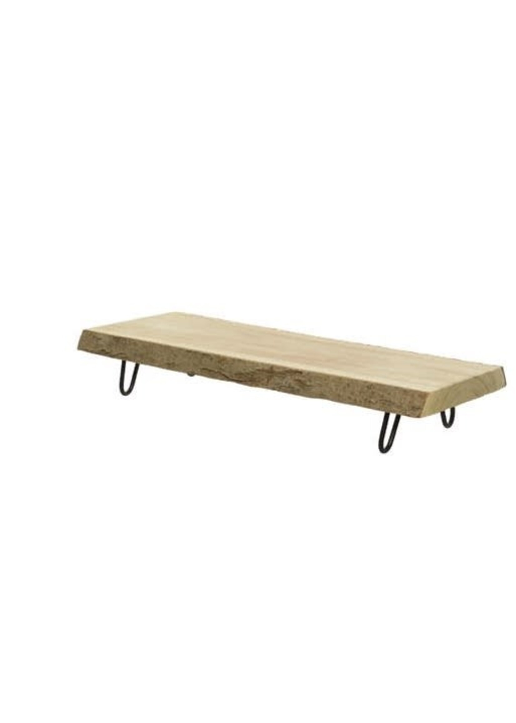 Decoris Small Wooden Shelf On Legs 50 x 19cm