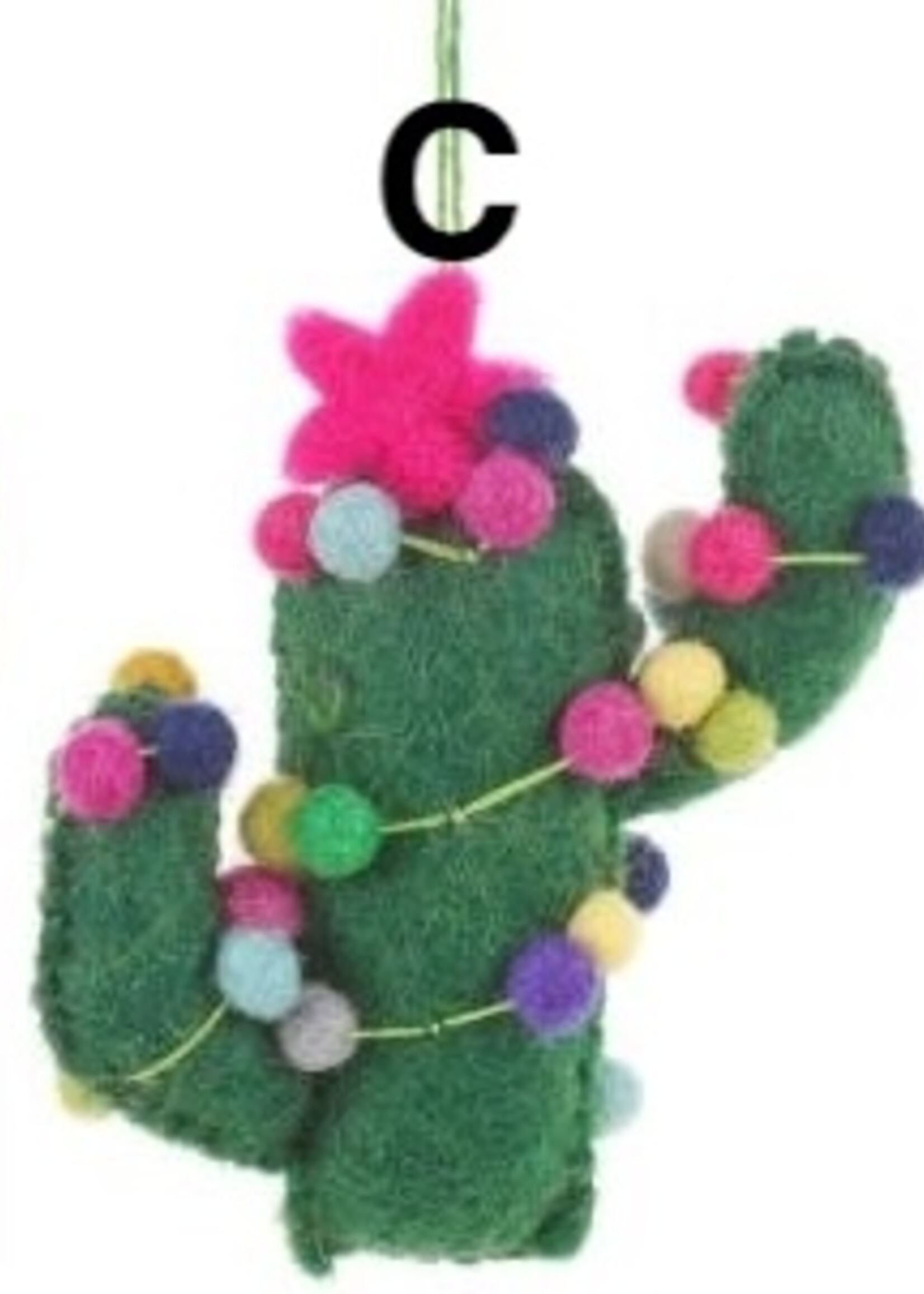 Felt So Good Hanging Felt Cactus