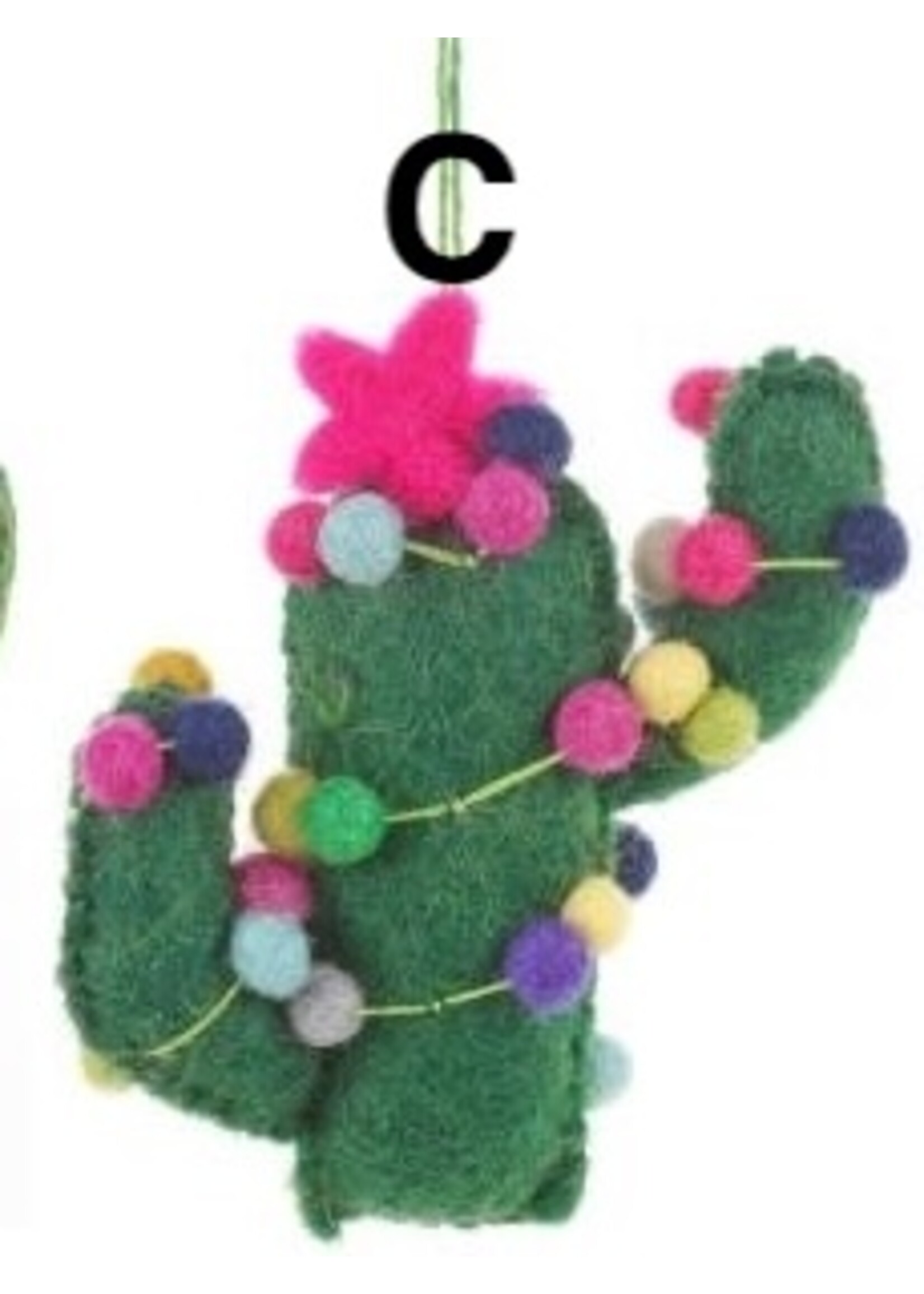 Felt So Good Hanging Felt Cactus