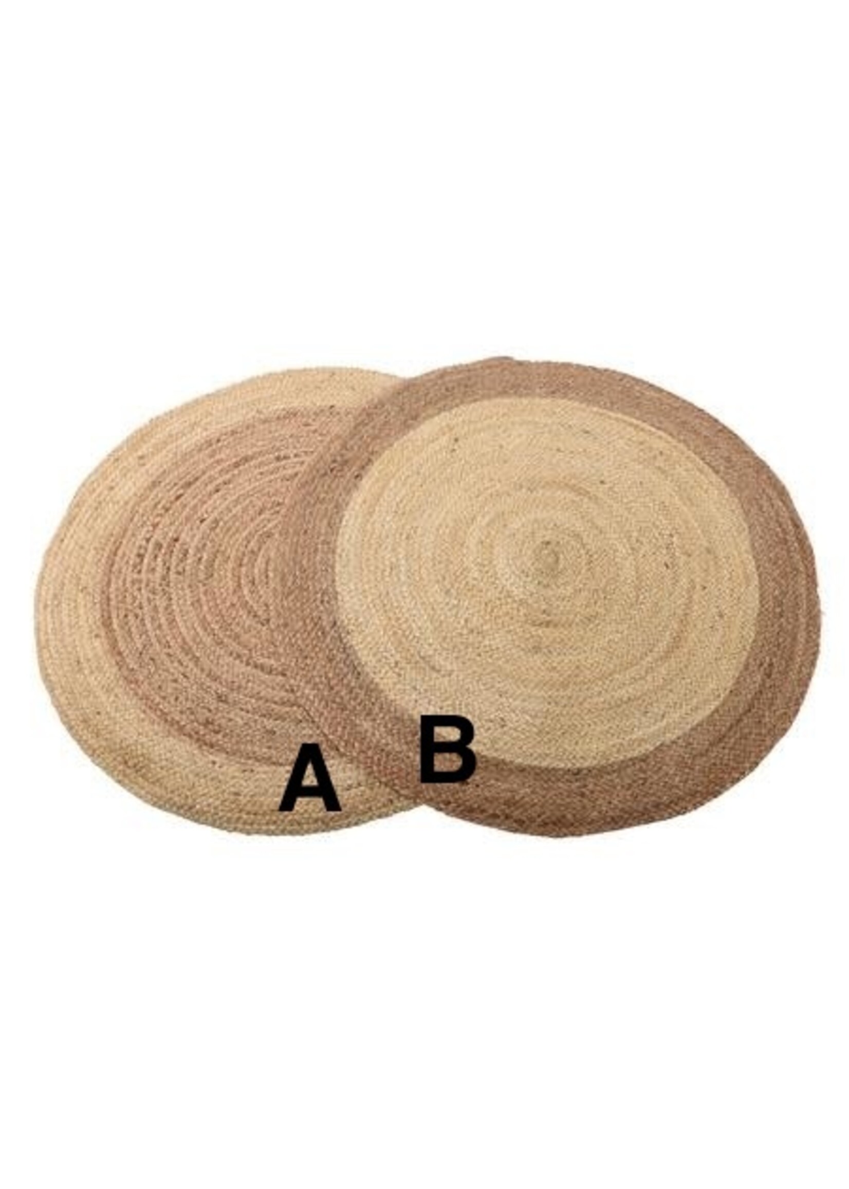 KaemingkS9 Jute Round  Rug 90cm two different  styles