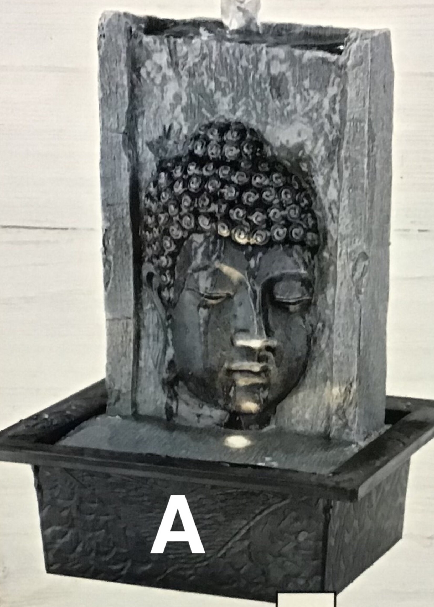 Kaemingk Buddha fountain 21 x 18 x 27cm 2 designs