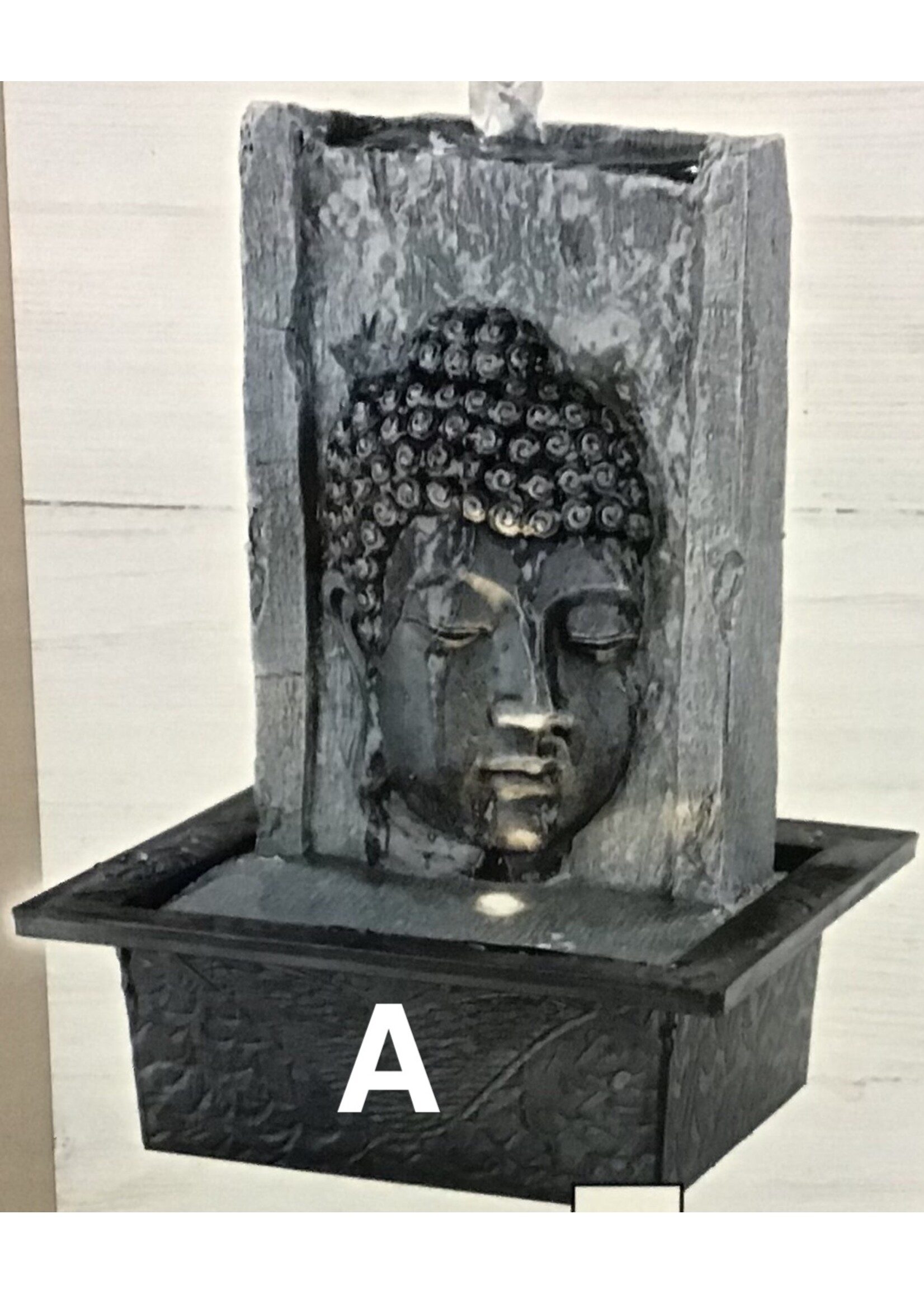 Kaemingk Buddha fountain 21 x 18 x 27cm 2 designs