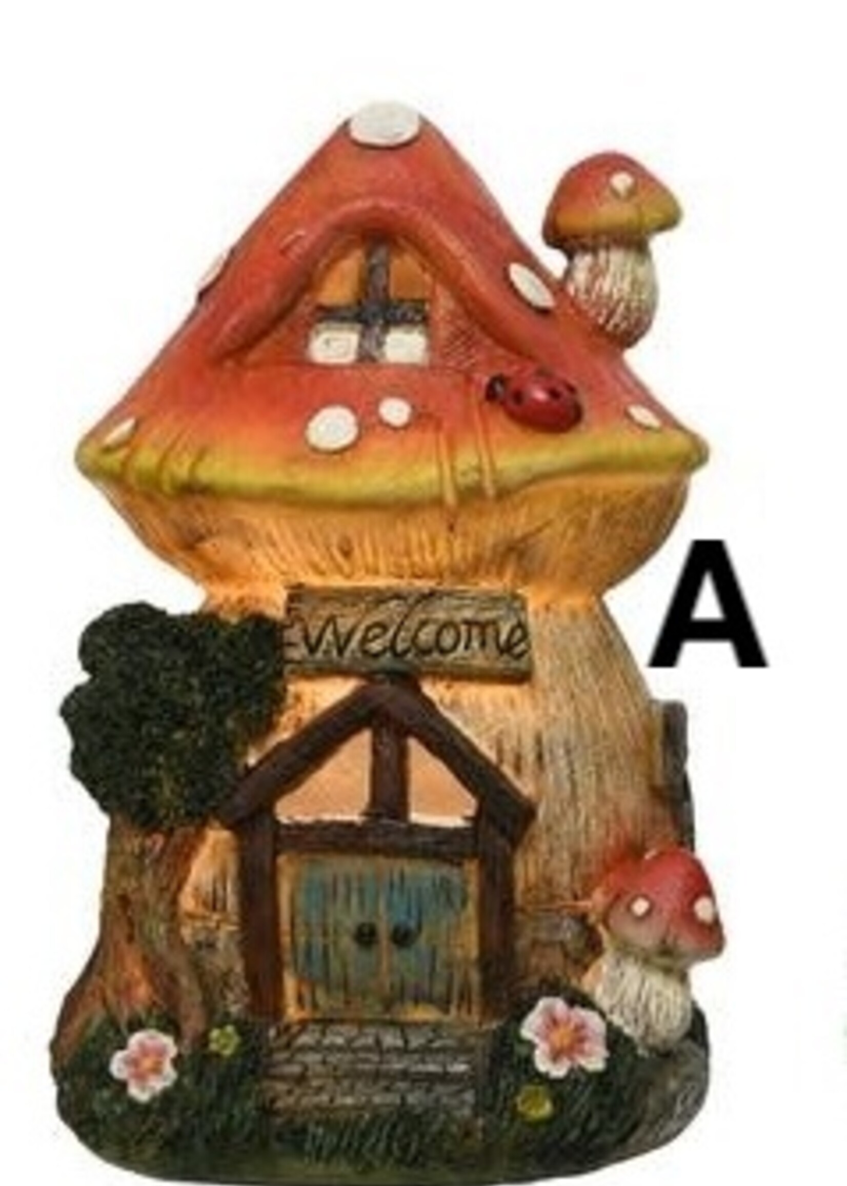 Kaemingk Fairy House Solar Figure 20cm