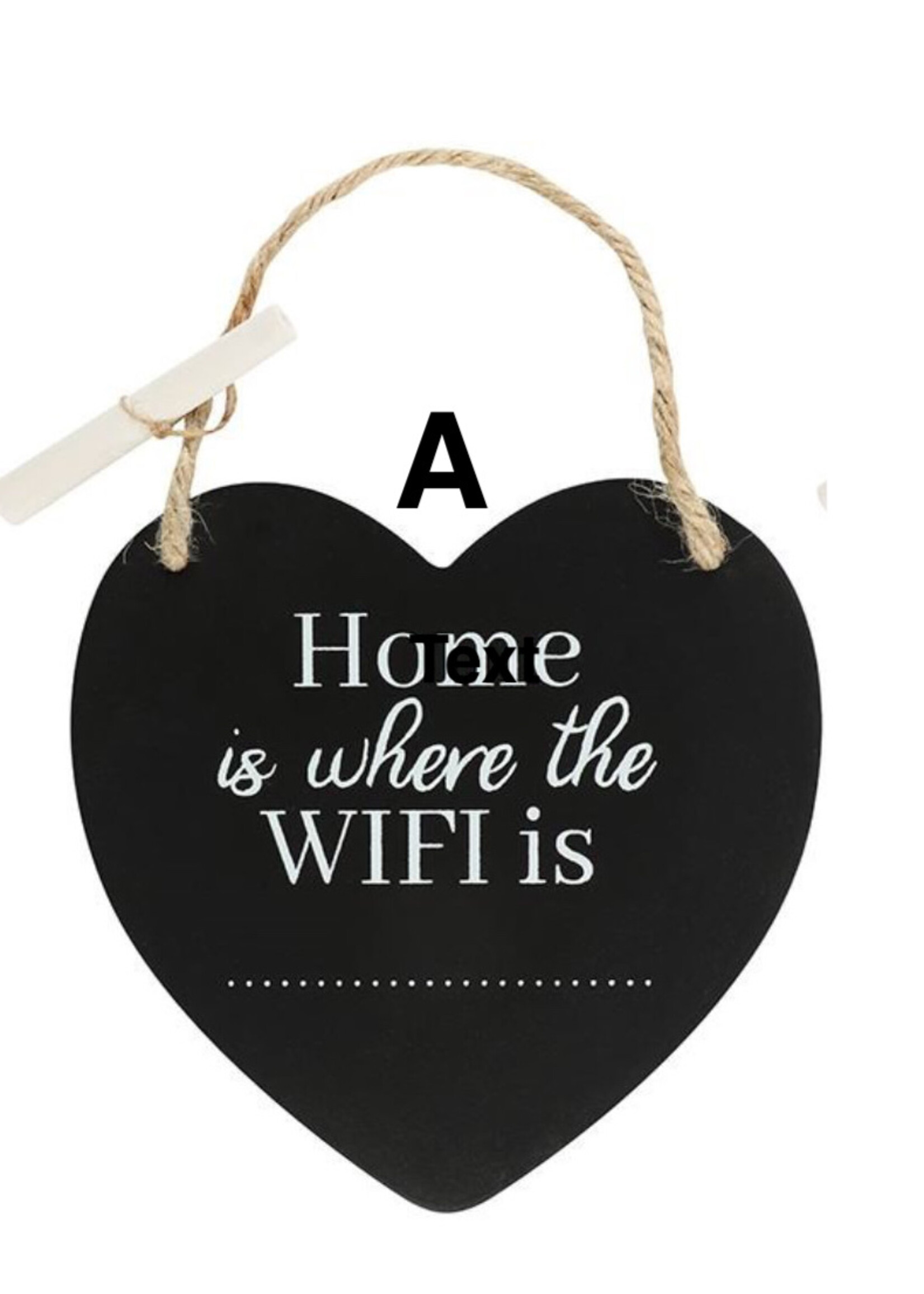 Jones Wifi Password Sign Chalkboard
