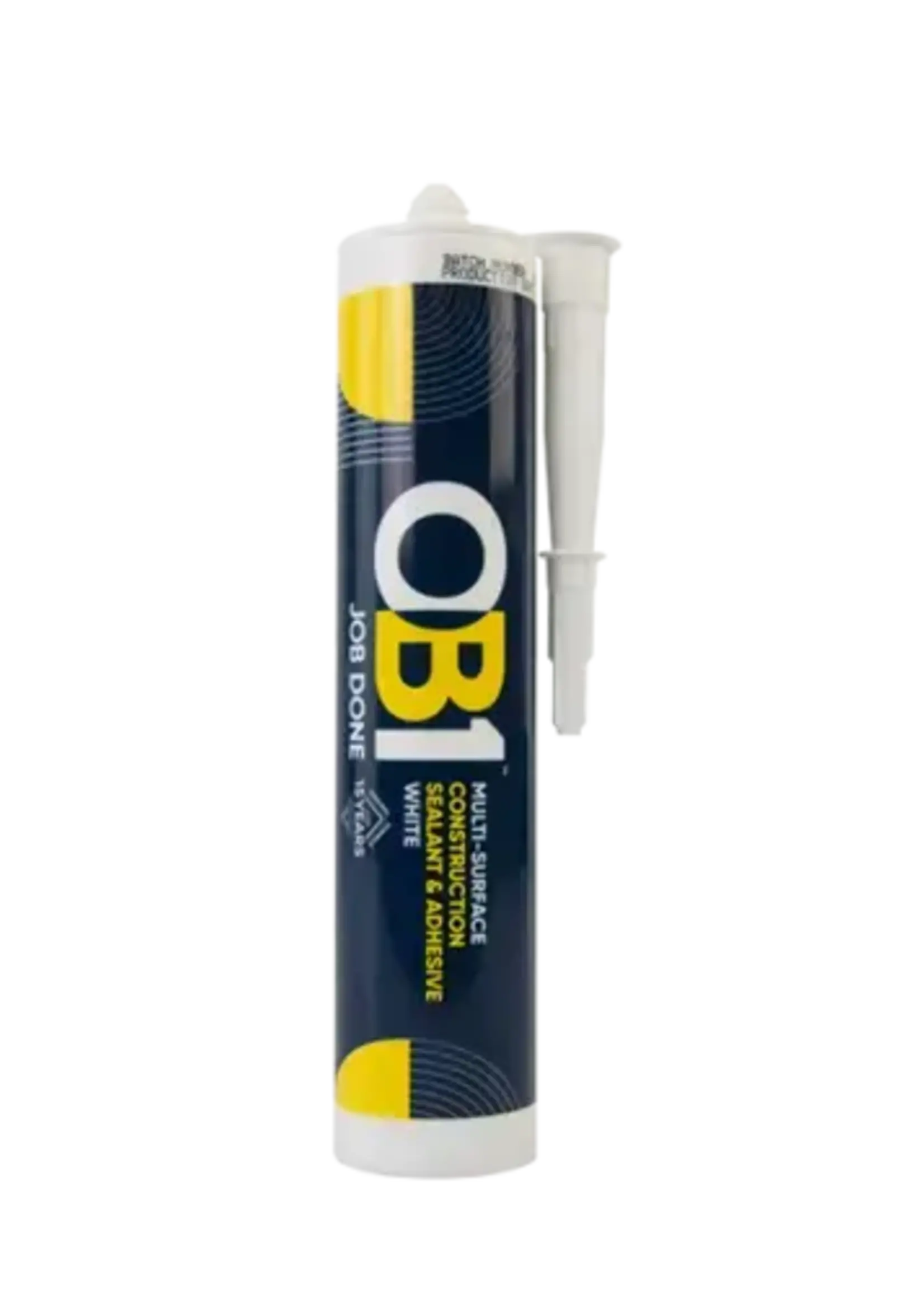 OB1 Construction Sealant & Adhesive White 290ml