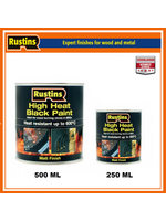 Rustins Rustins 600°C Heat Resistant Matt Black Paint