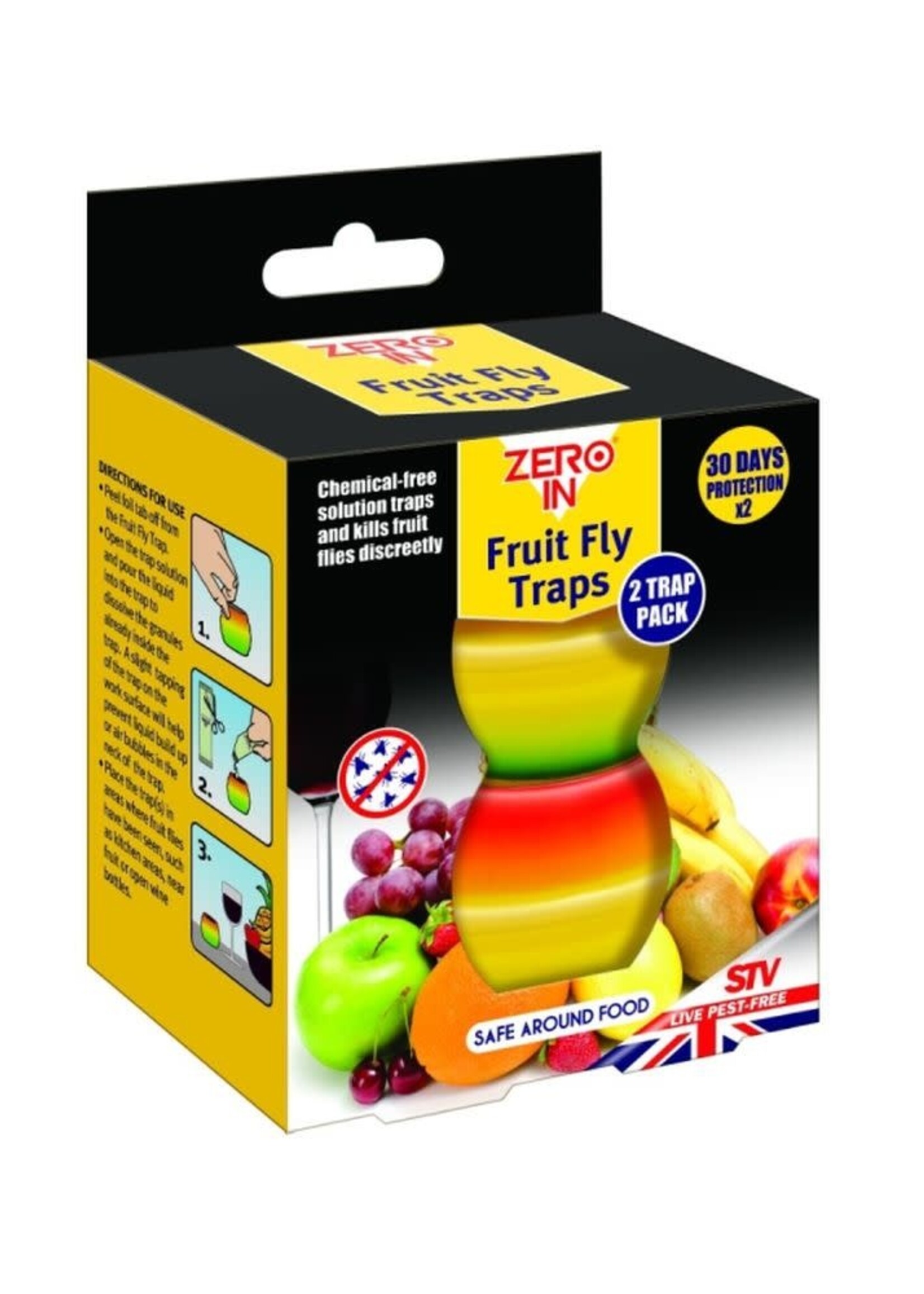 Zero in (STV) Zero In Fruit Fly Trap 2 Pack