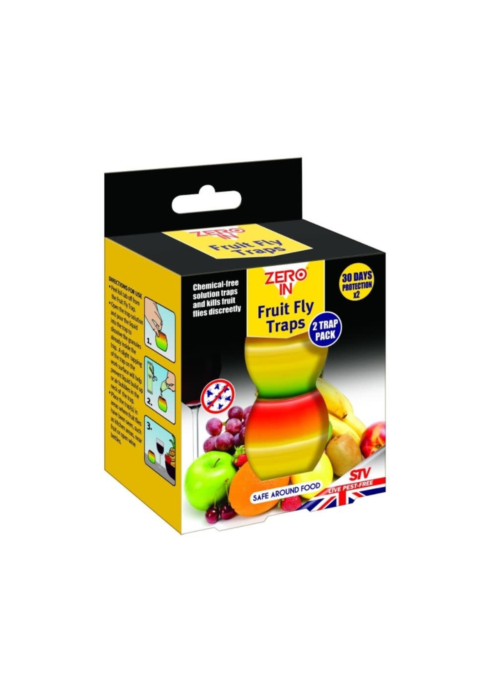 Zero in (STV) Zero In Fruit Fly Trap 2 Pack
