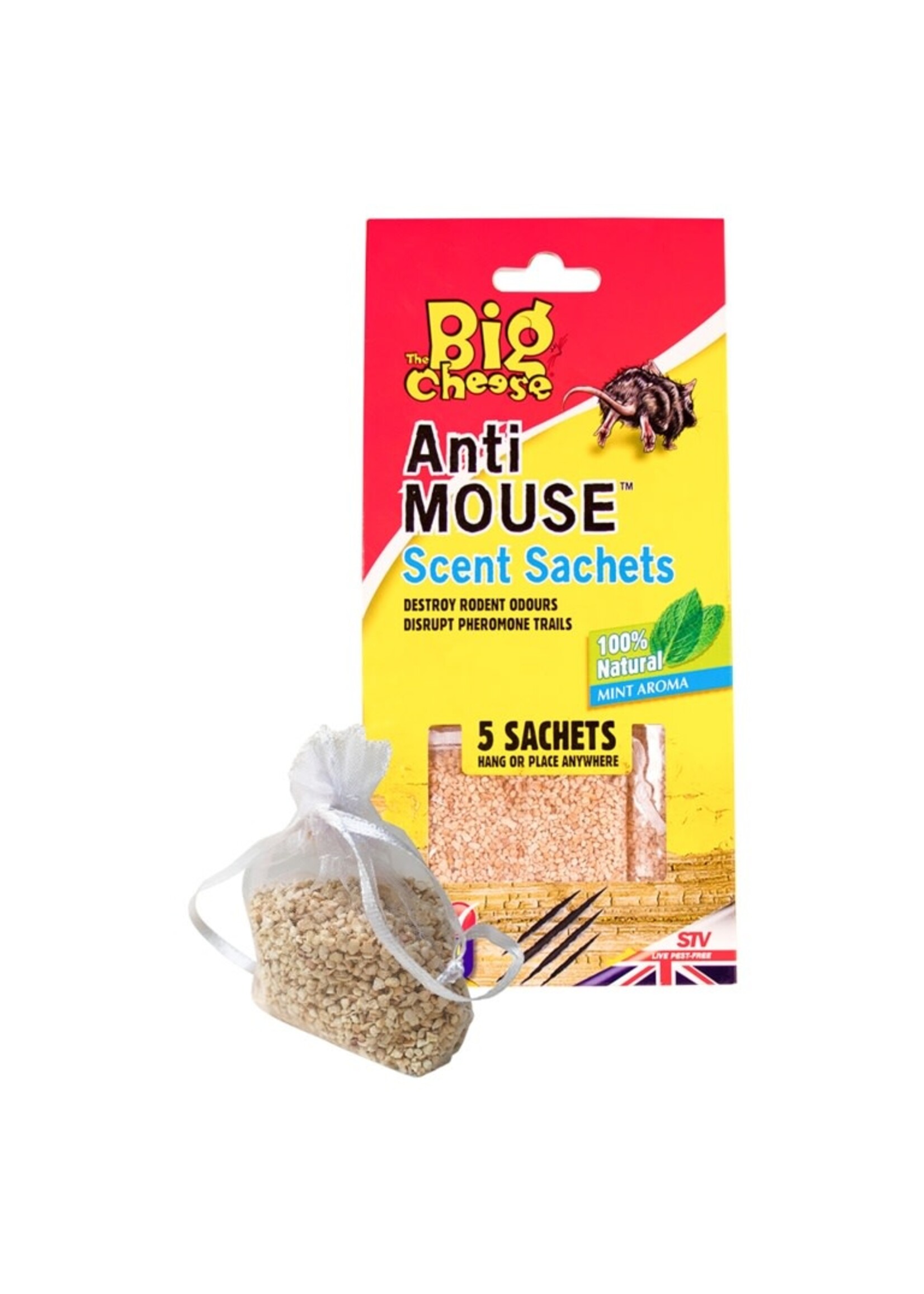 The Big Cheese (STV ) Anti Mouse Scent Sachets 5 Pack