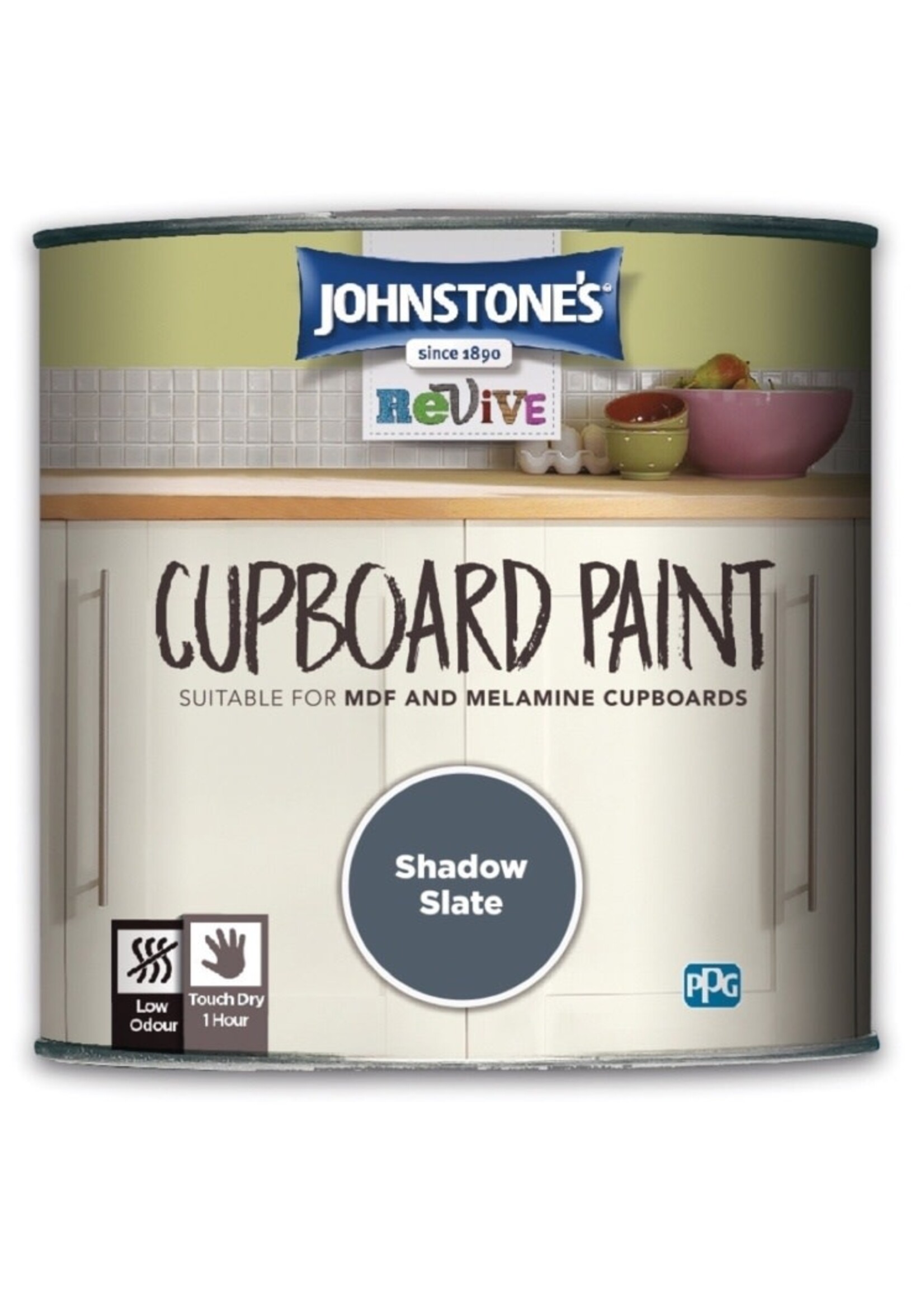 Johnstone's Cupboard Paint 750ml Shadow Slate