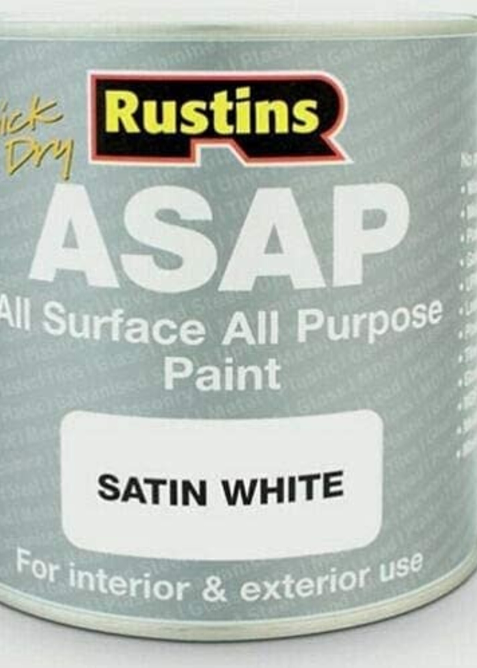 Rustins Rustins ASAP All Surface All Purpose 250ml satin White