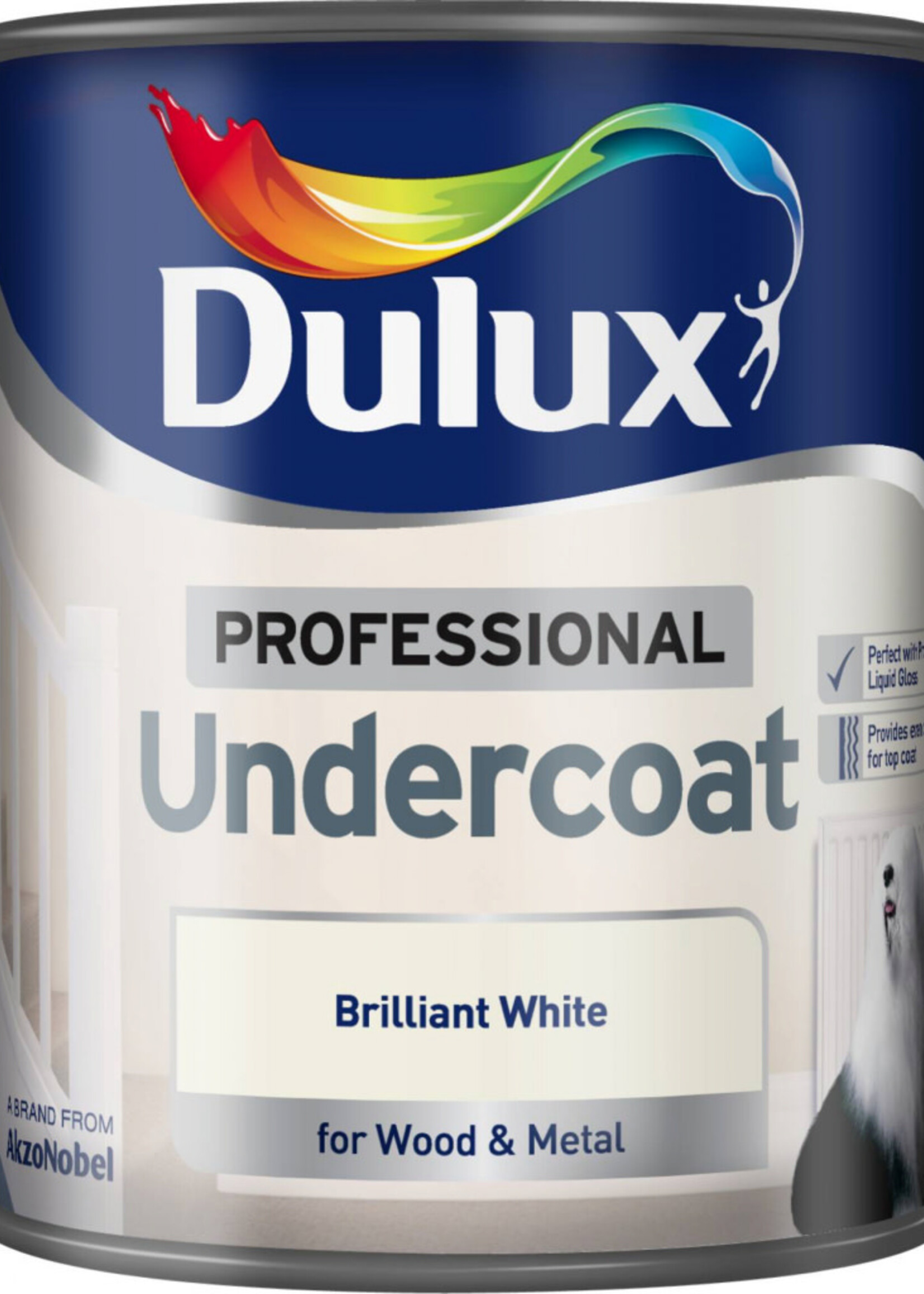 Dulux (Akzo Nobel) Dulux Pure Brilliant White (PBW) 750ml Professional Undercoat