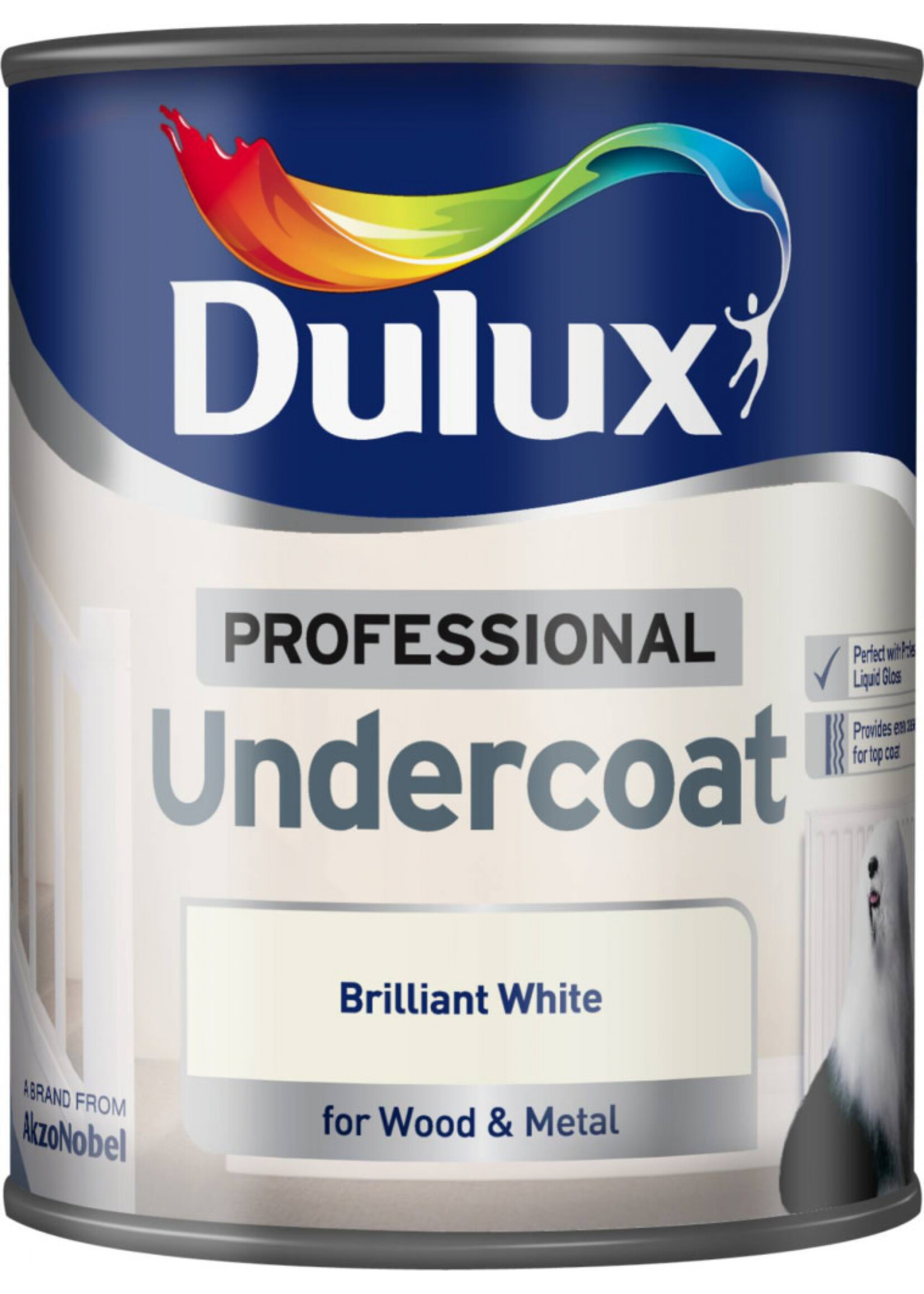 Dulux (Akzo Nobel) Dulux Pure Brilliant White (PBW) 750ml Professional Undercoat