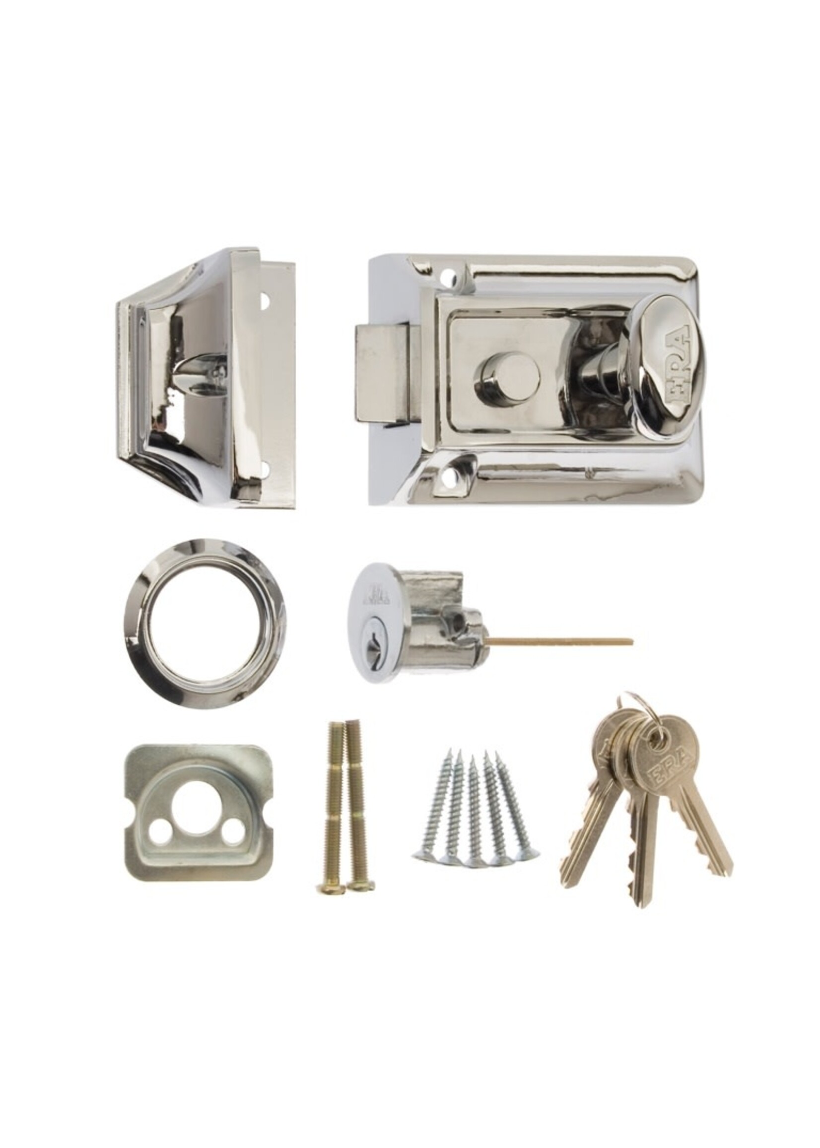 ERA Products Ltd. ERA Traditional Nightlatch Chrome 60mm