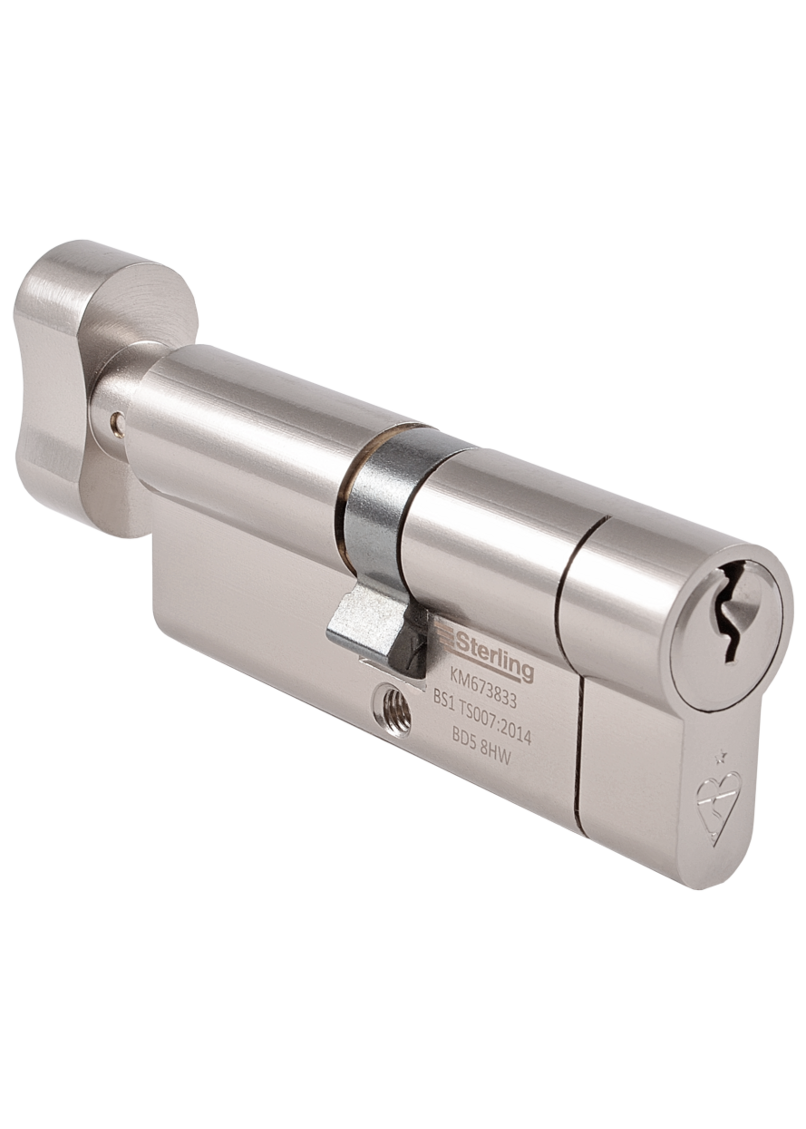 Sterling 1 Star Euro Lock Thumbturn 35mm x 35mm Nickel