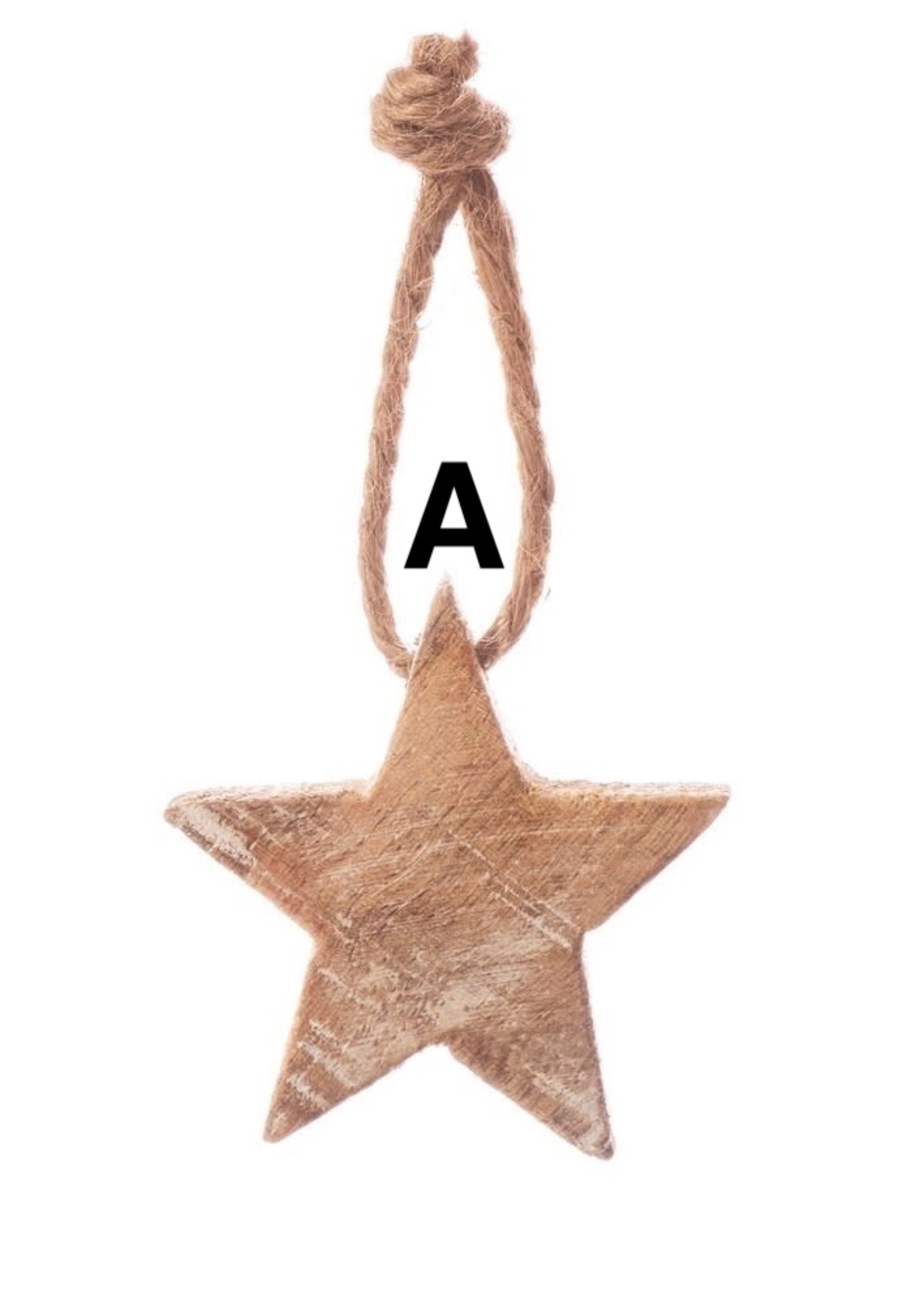 Sass & Belle Mango Wood Mini Wooden Stars  (Price is for one star)