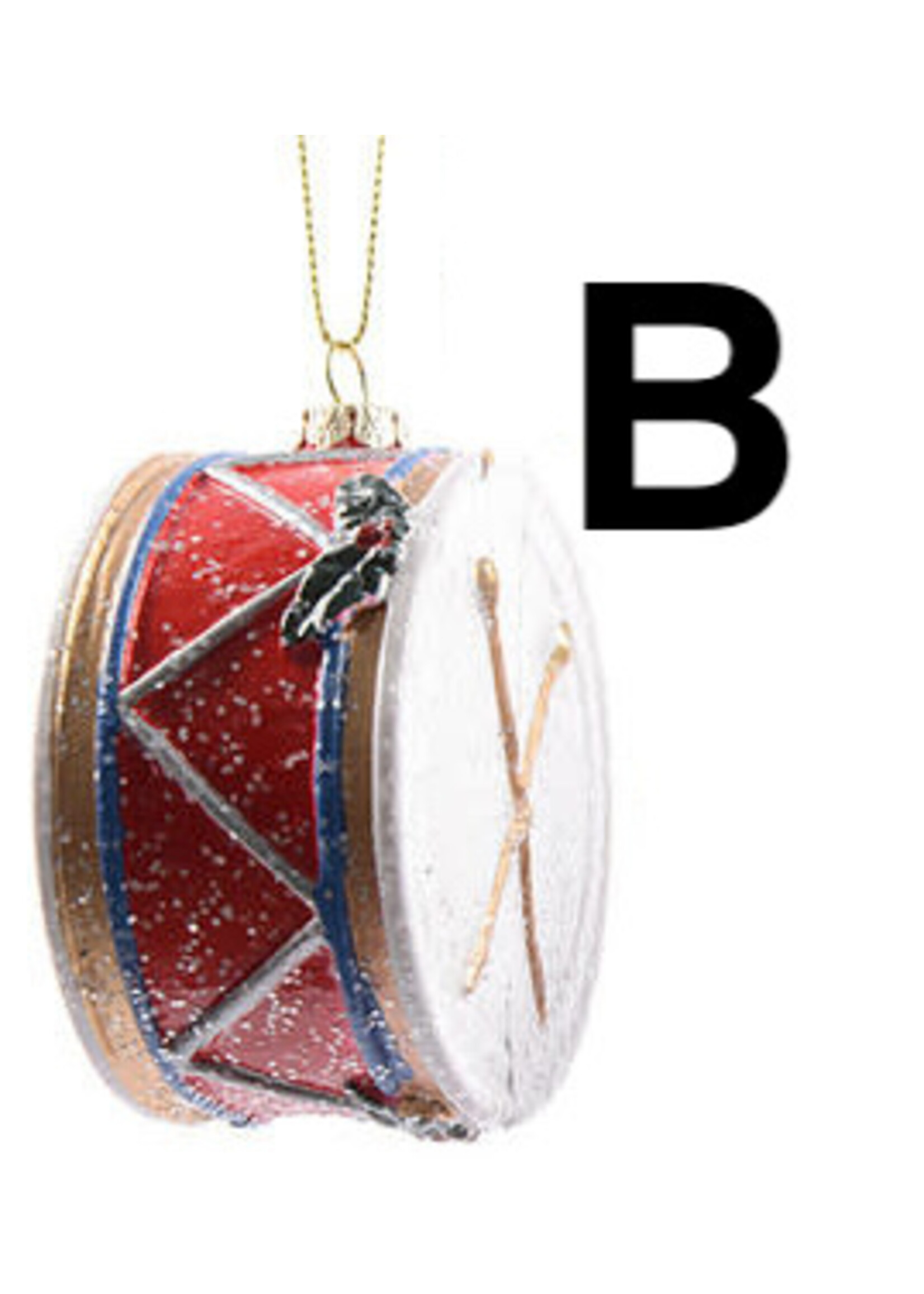 Decoris Shatterproof Hanging Decoration - Drum, Rocking Horse or Bear