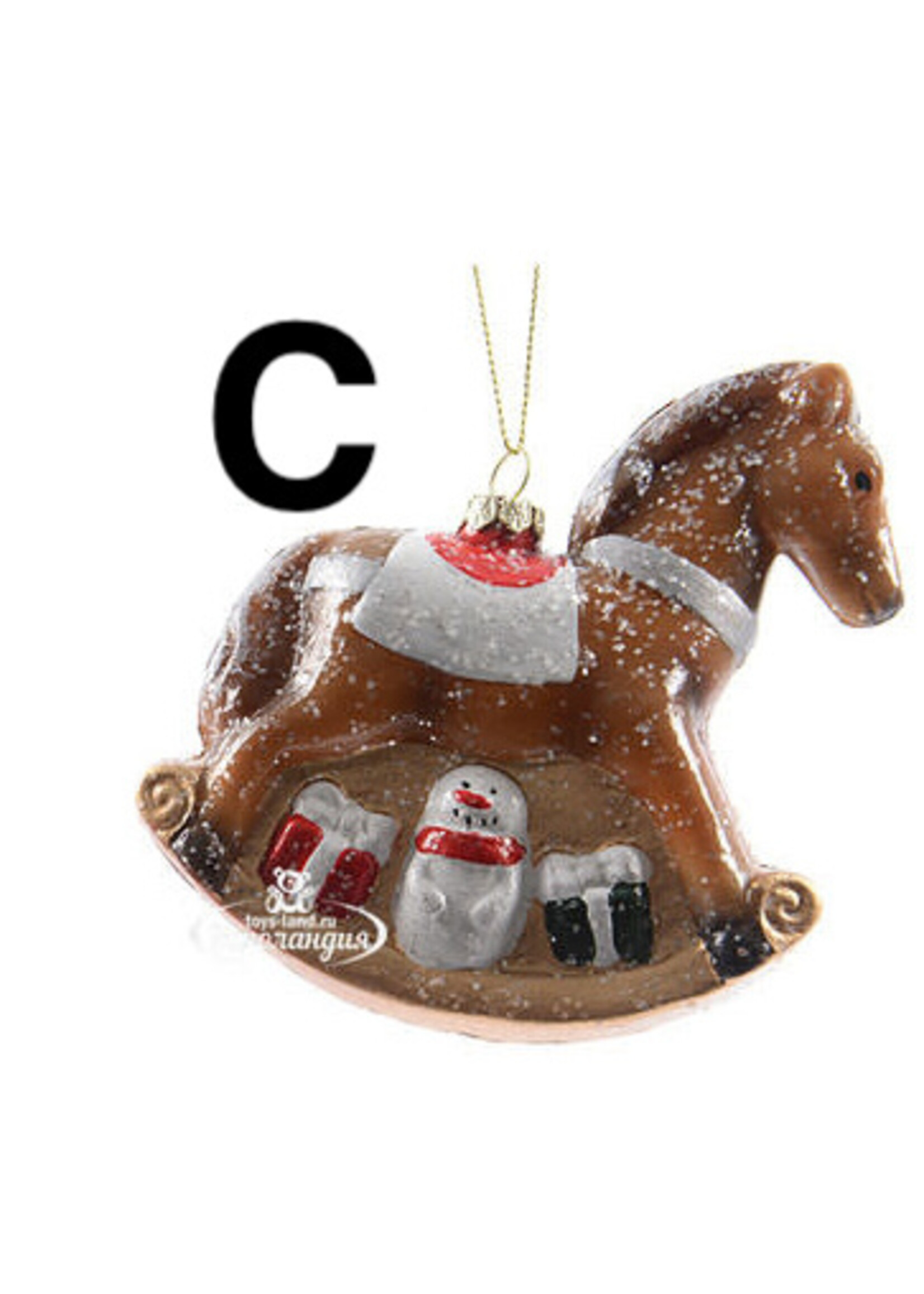 Decoris Shatterproof Hanging Decoration - Drum, Rocking Horse or Bear