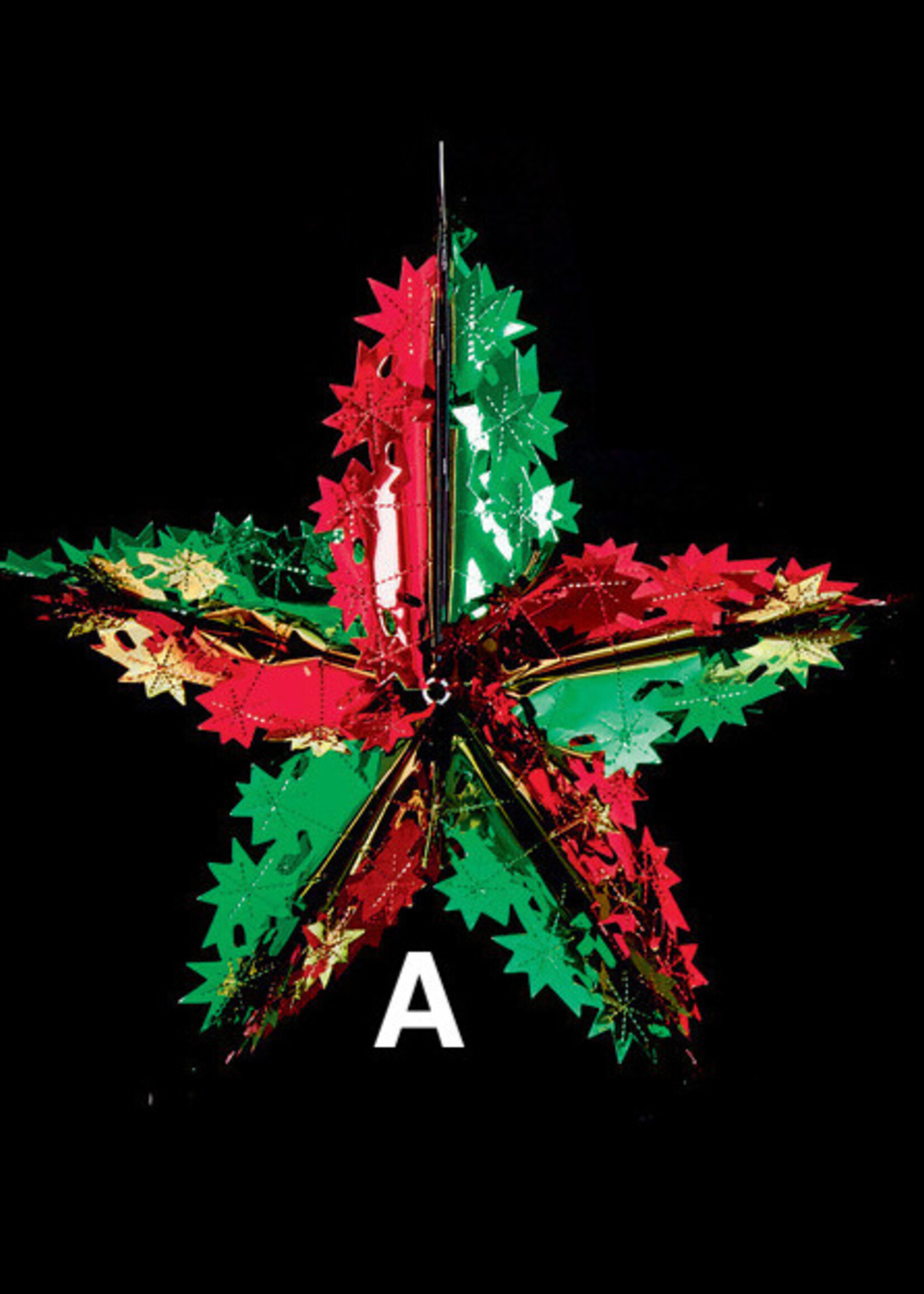 Premier Foil Decoration- Christmas Red & Green 60cm (3 styles) price for one