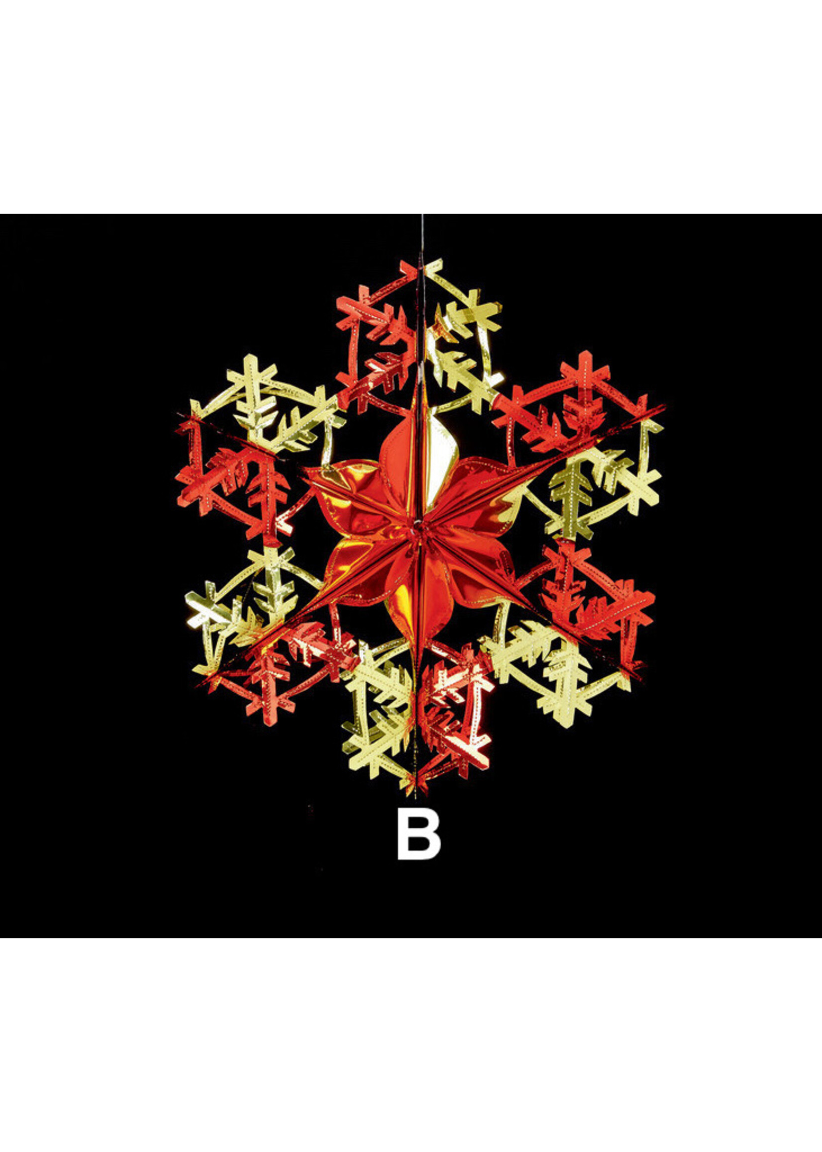 Premier Foil Decoration- Christmas hanging decoration in 3 styles price is for one