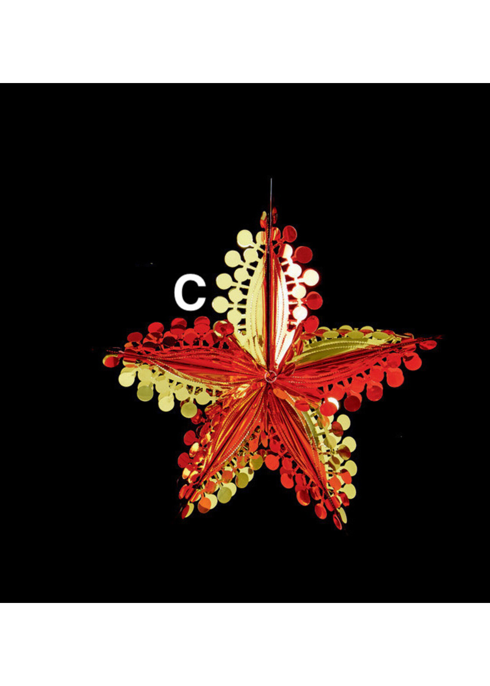 Premier Foil Decoration- Christmas hanging decoration in 3 styles price is for one