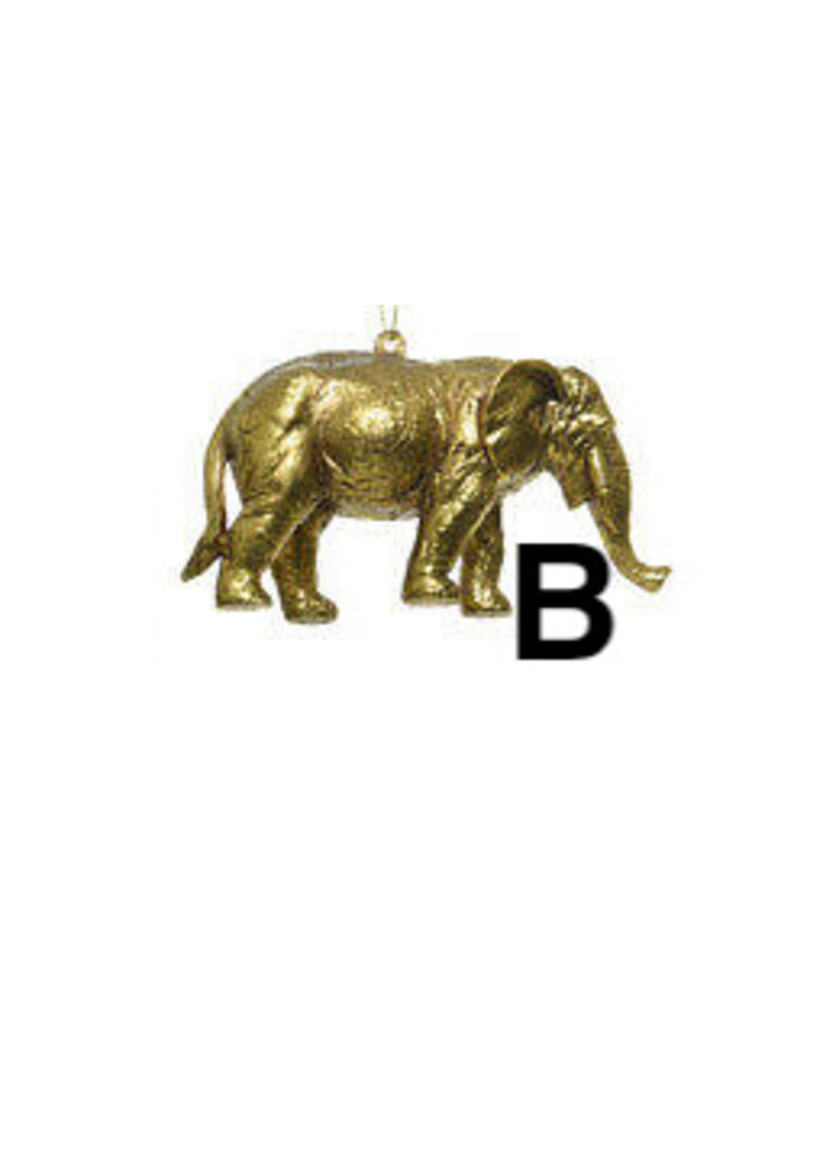 Kaemingk Hanging Gold Safari Animals - choice of 3 animals