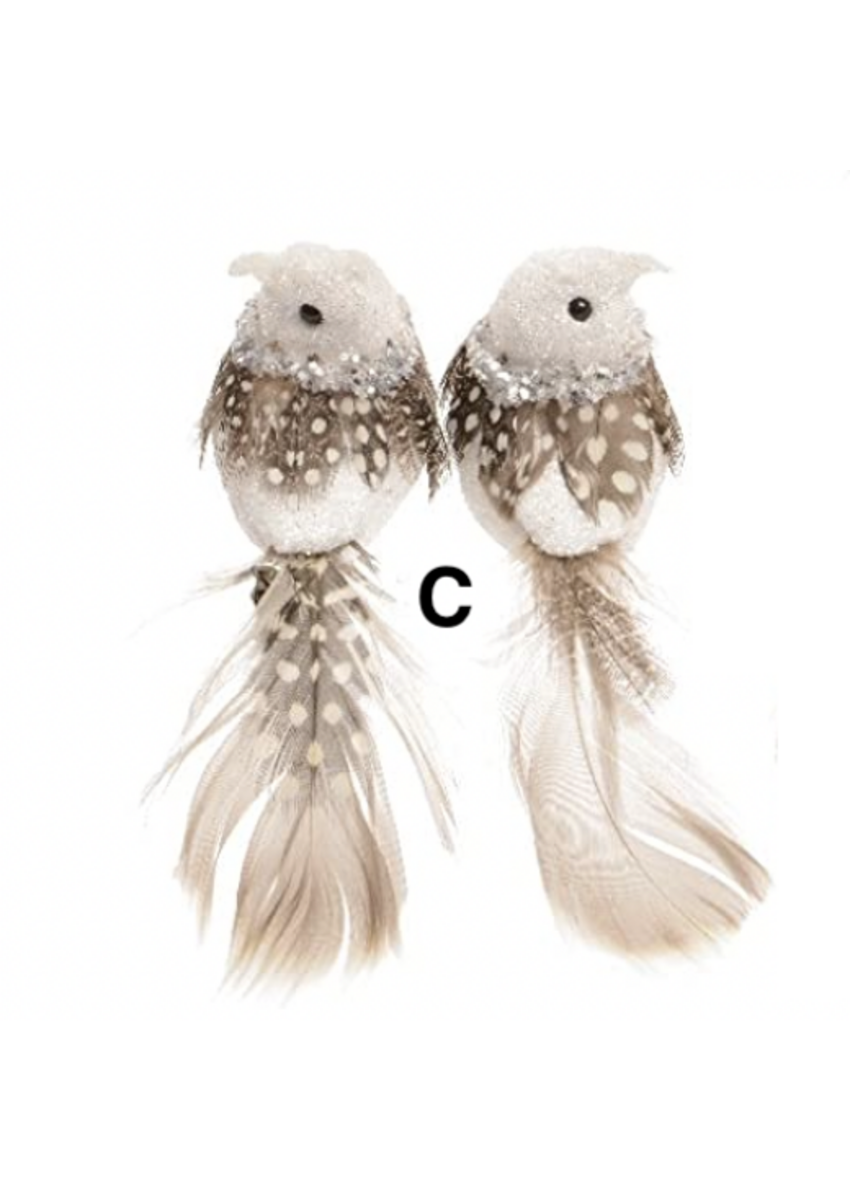 Decoris Clip on birds Box of 2